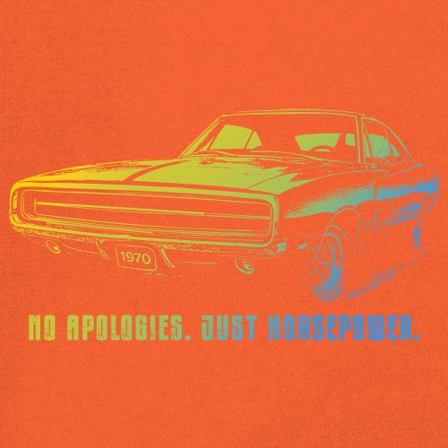 No Apologies Just Horsepower Sweatshirt Muscle Car Vintage 1970 Power Hoodie - Picture 18 of 57