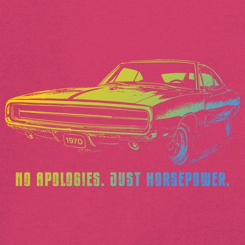No Apologies Just Horsepower Youth T-shirt Muscle Car Vintage 1970 Power Kids - Picture 46 of 50