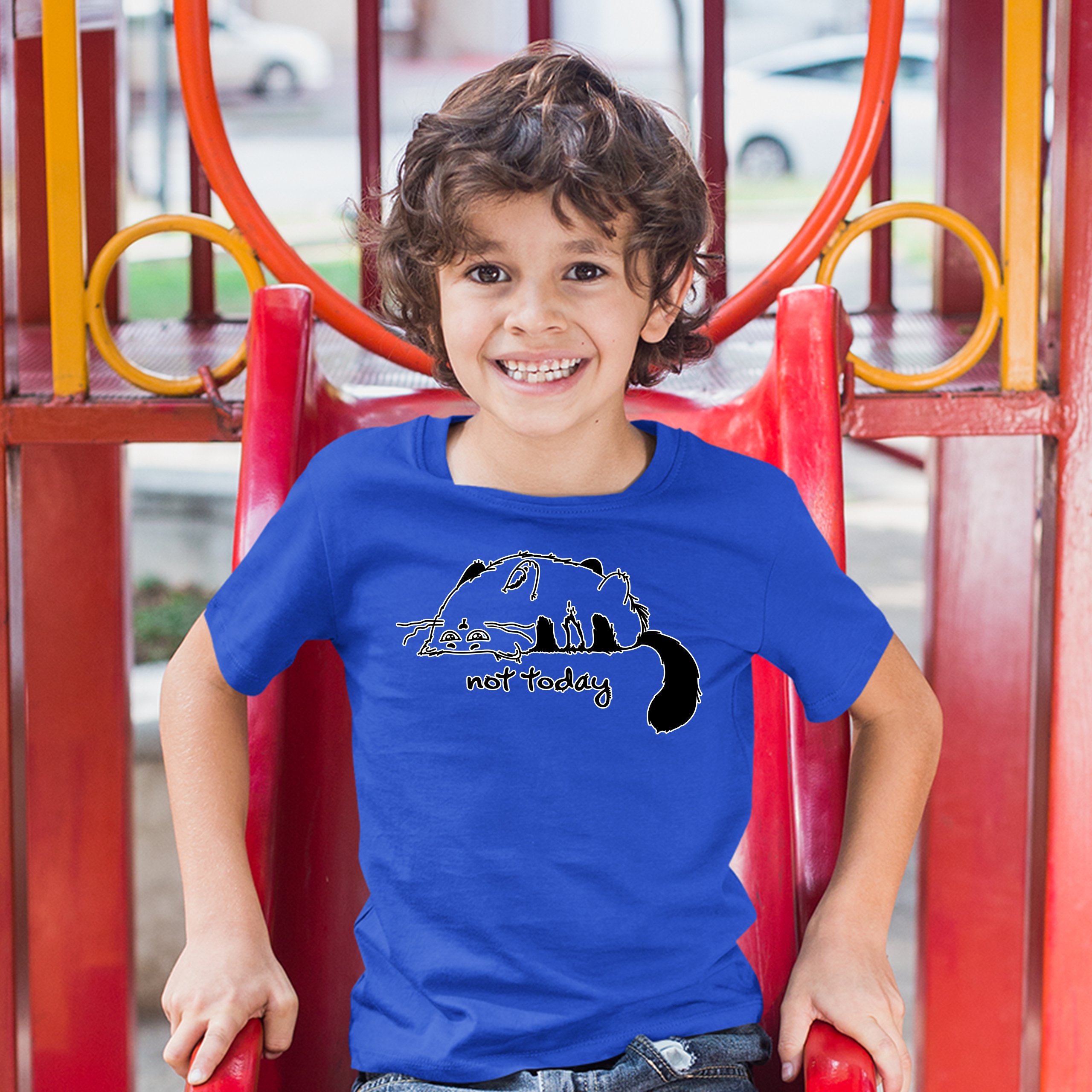 Lazy Kitty Not Today Youth T-shirt Kitten Cat Lovers Funny Kids - Picture 21 of 25