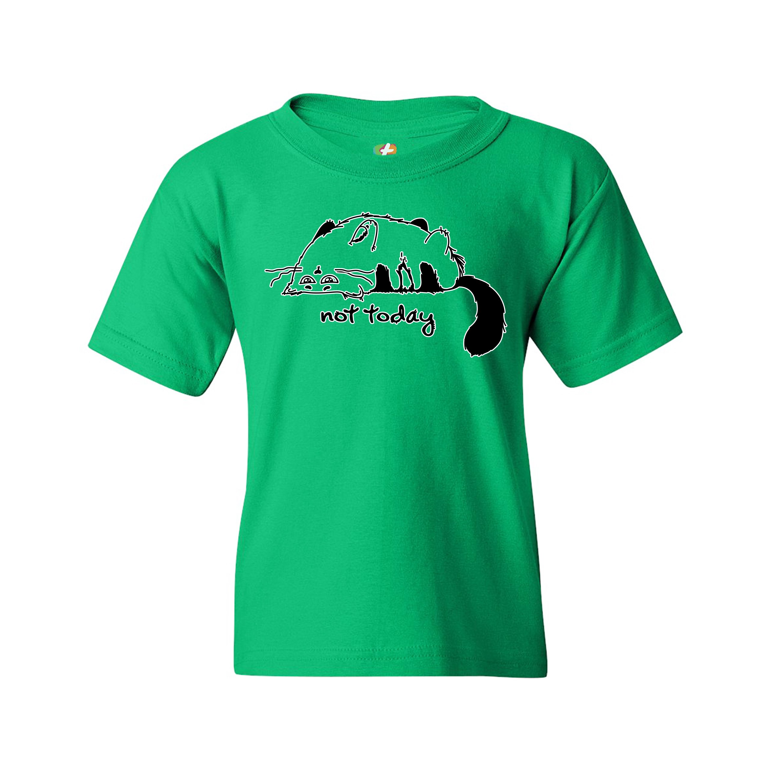 Lazy Kitty Not Today Youth T-shirt Kitten Cat Lovers Funny Kids - Picture 15 of 25