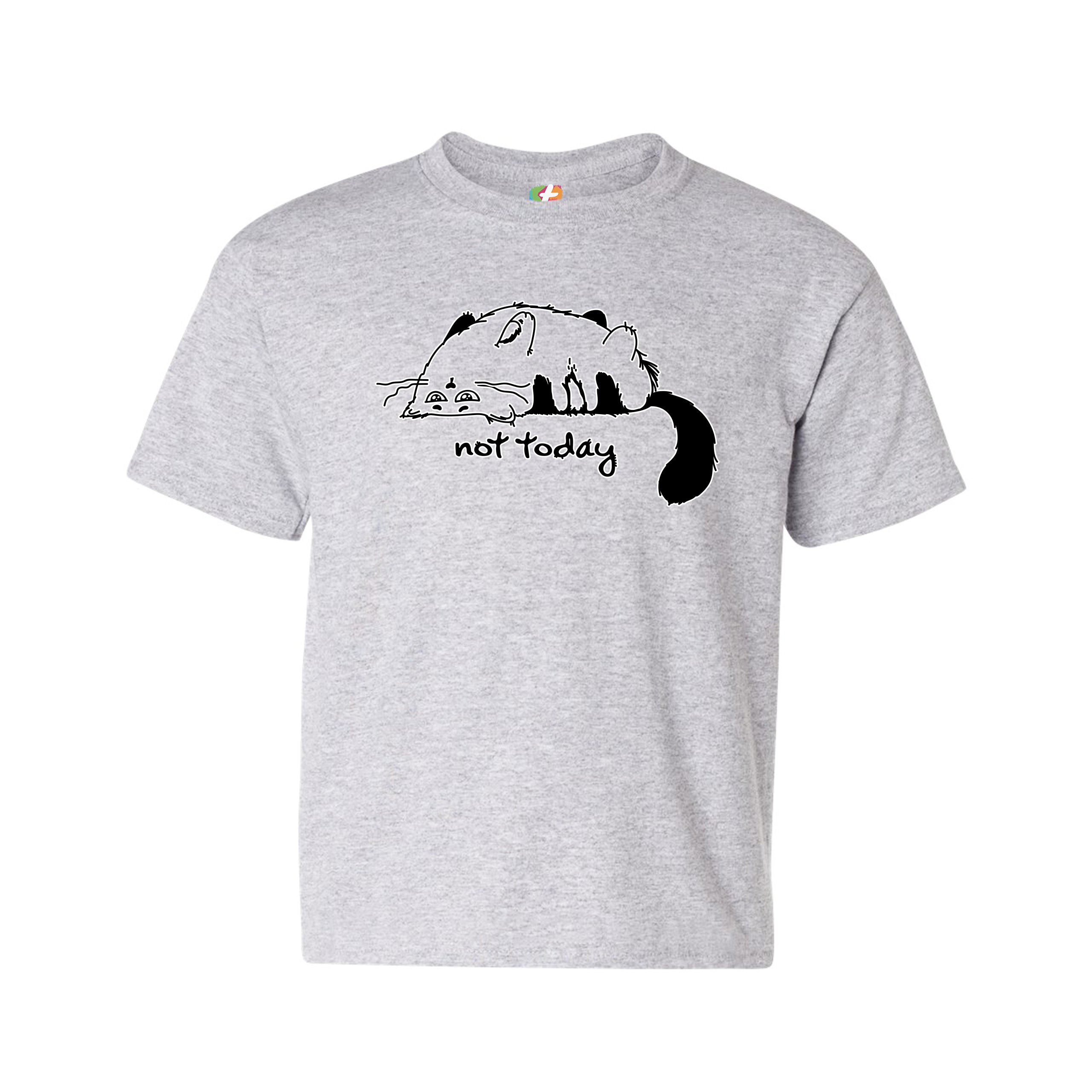 Lazy Kitty Not Today Youth T-shirt Kitten Cat Lovers Funny Kids - Picture 7 of 25