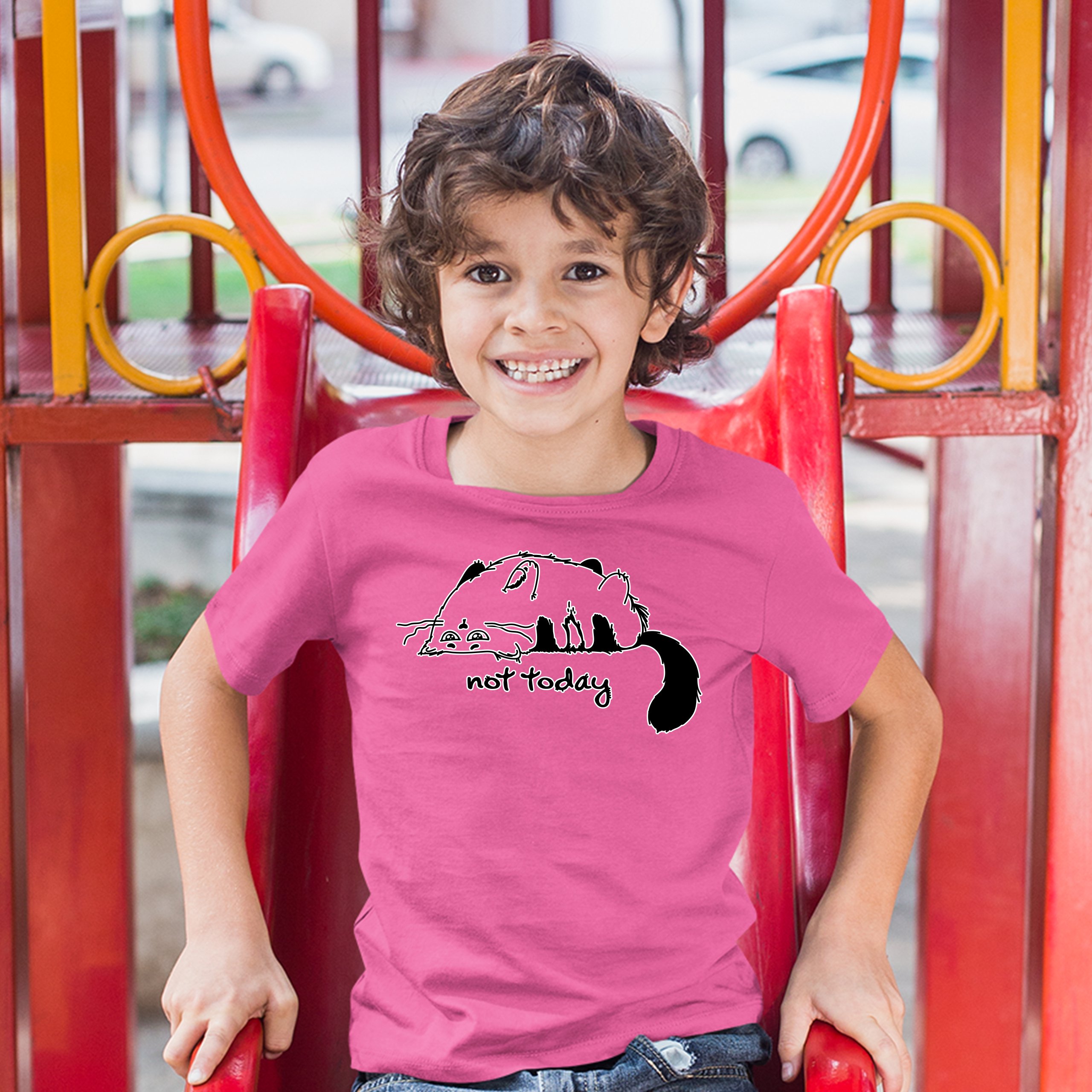 Lazy Kitty Not Today Youth T-shirt Kitten Cat Lovers Funny Kids - Picture 25 of 25