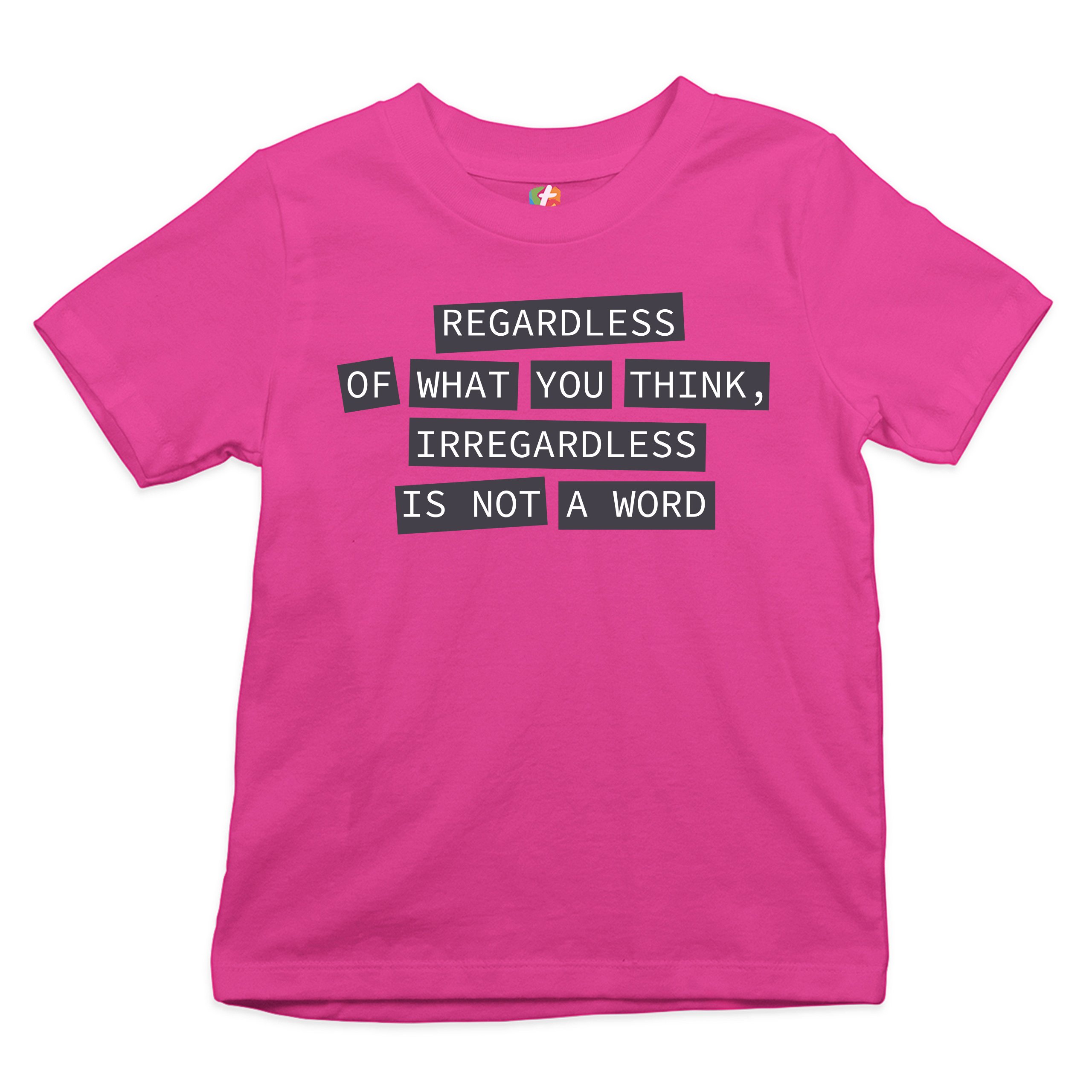 Irregardless Is Not a Word Youth T-shirt Grammar Police Funny Kids - Picture 26 of 29