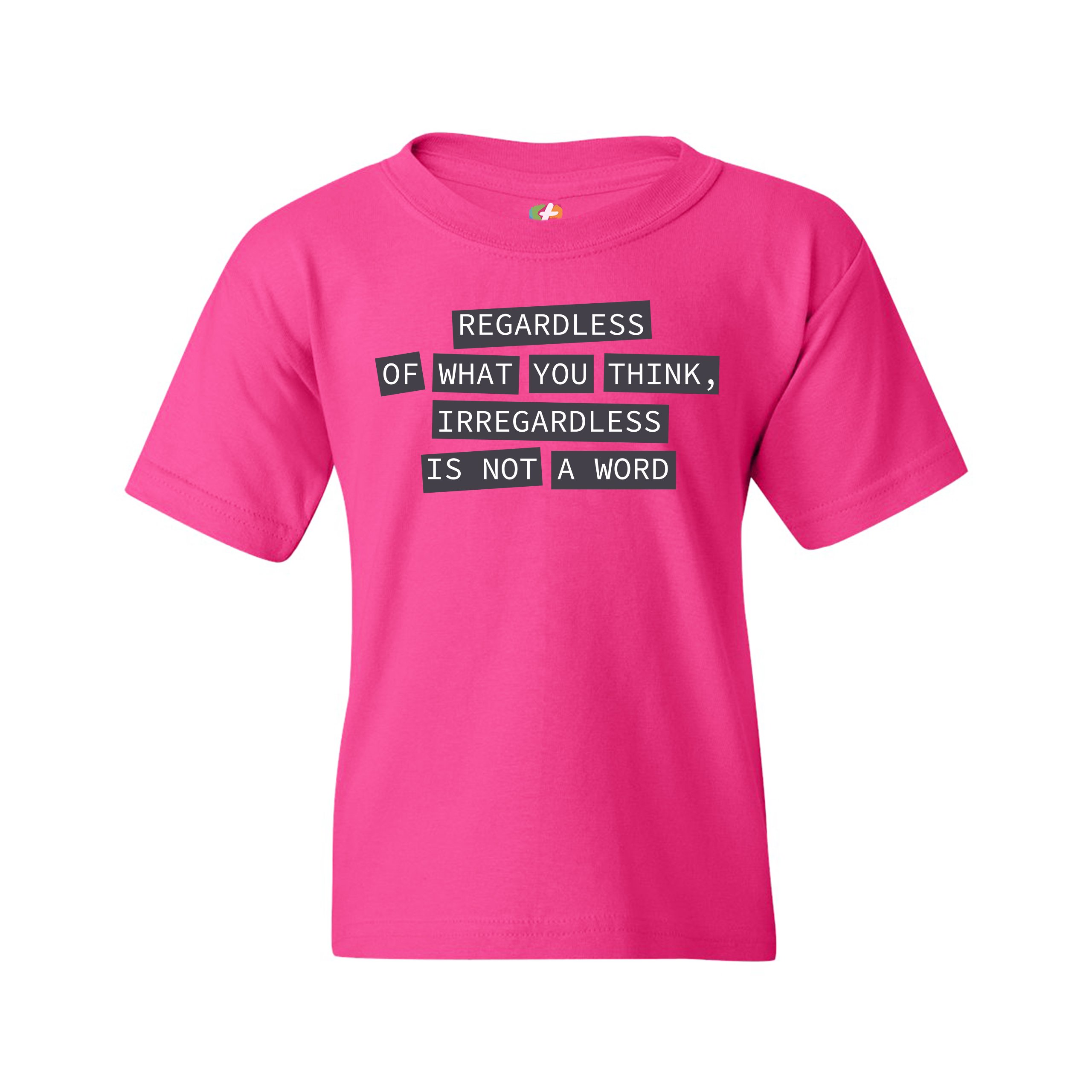 Irregardless Is Not a Word Youth T-shirt Grammar Police Funny Kids - Picture 27 of 29