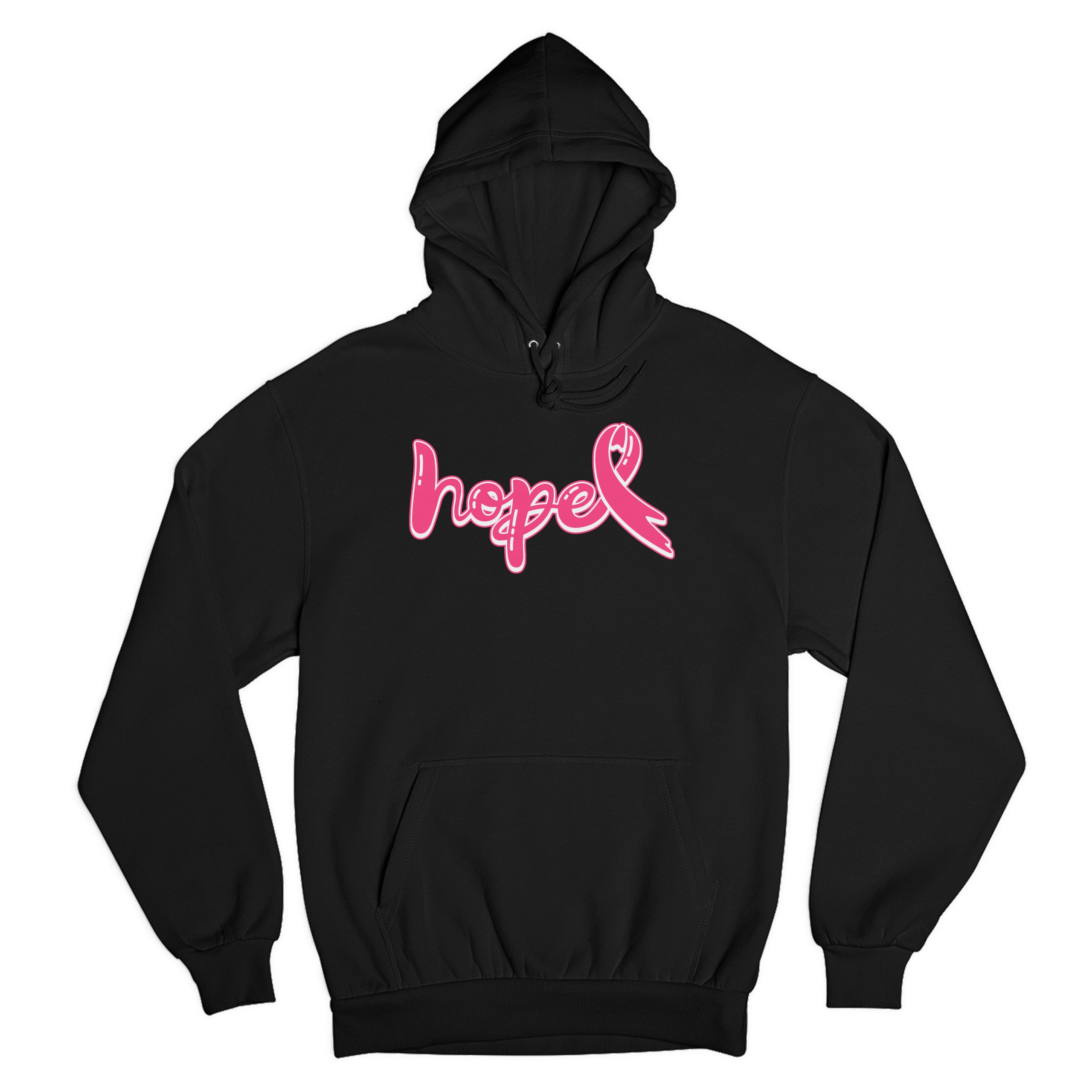 Felpa con cappuccio mese sensibilizzazione sul cancro al seno rosa Hope - Foto 2 di 41