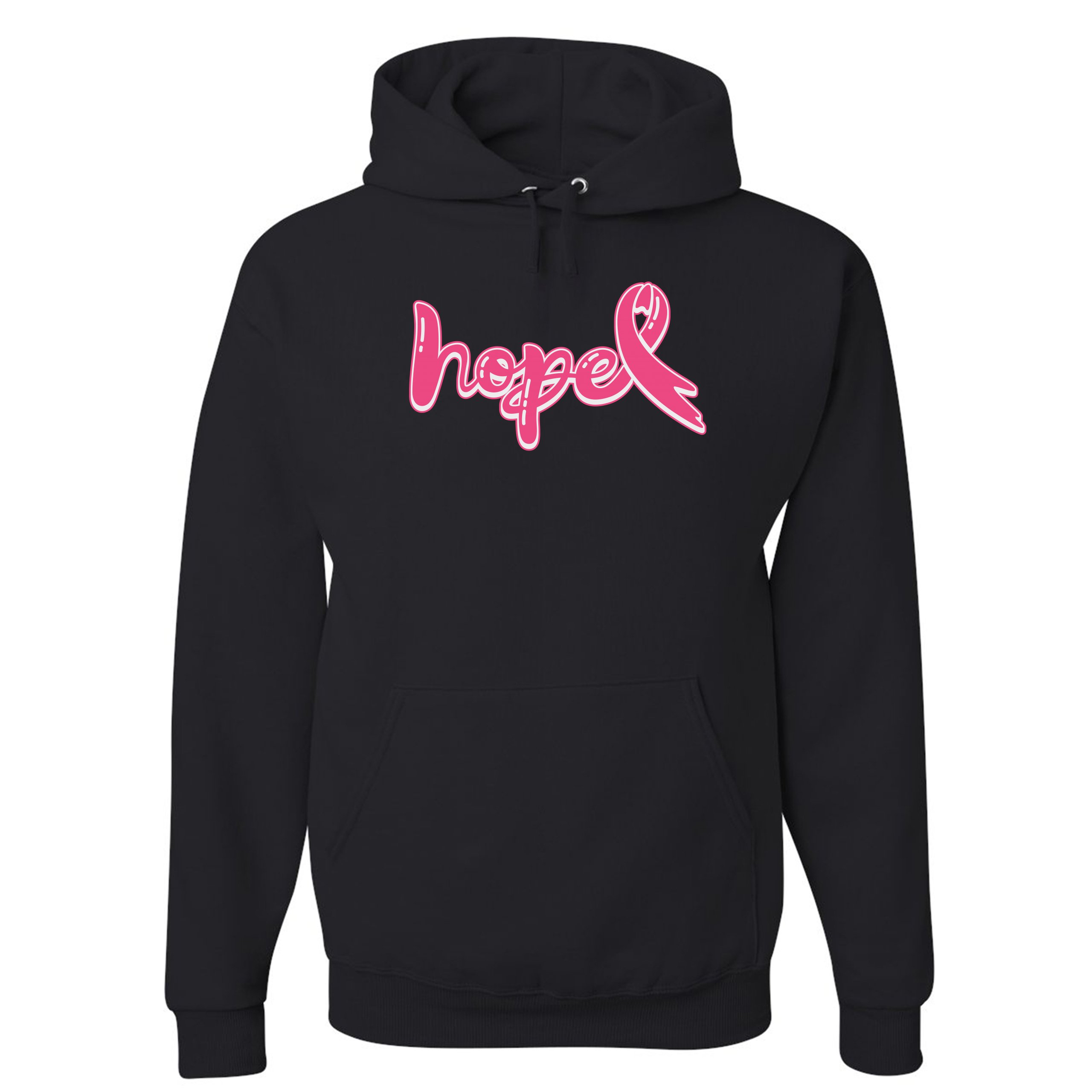 Felpa con cappuccio mese sensibilizzazione sul cancro al seno rosa Hope - Foto 3 di 41