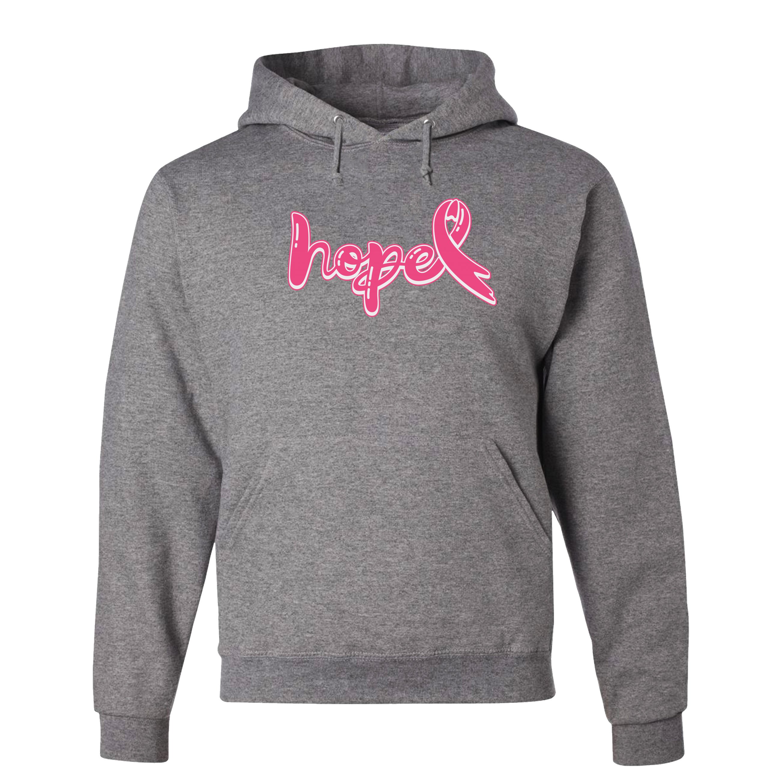 Felpa con cappuccio mese sensibilizzazione sul cancro al seno rosa Hope - Foto 8 di 41