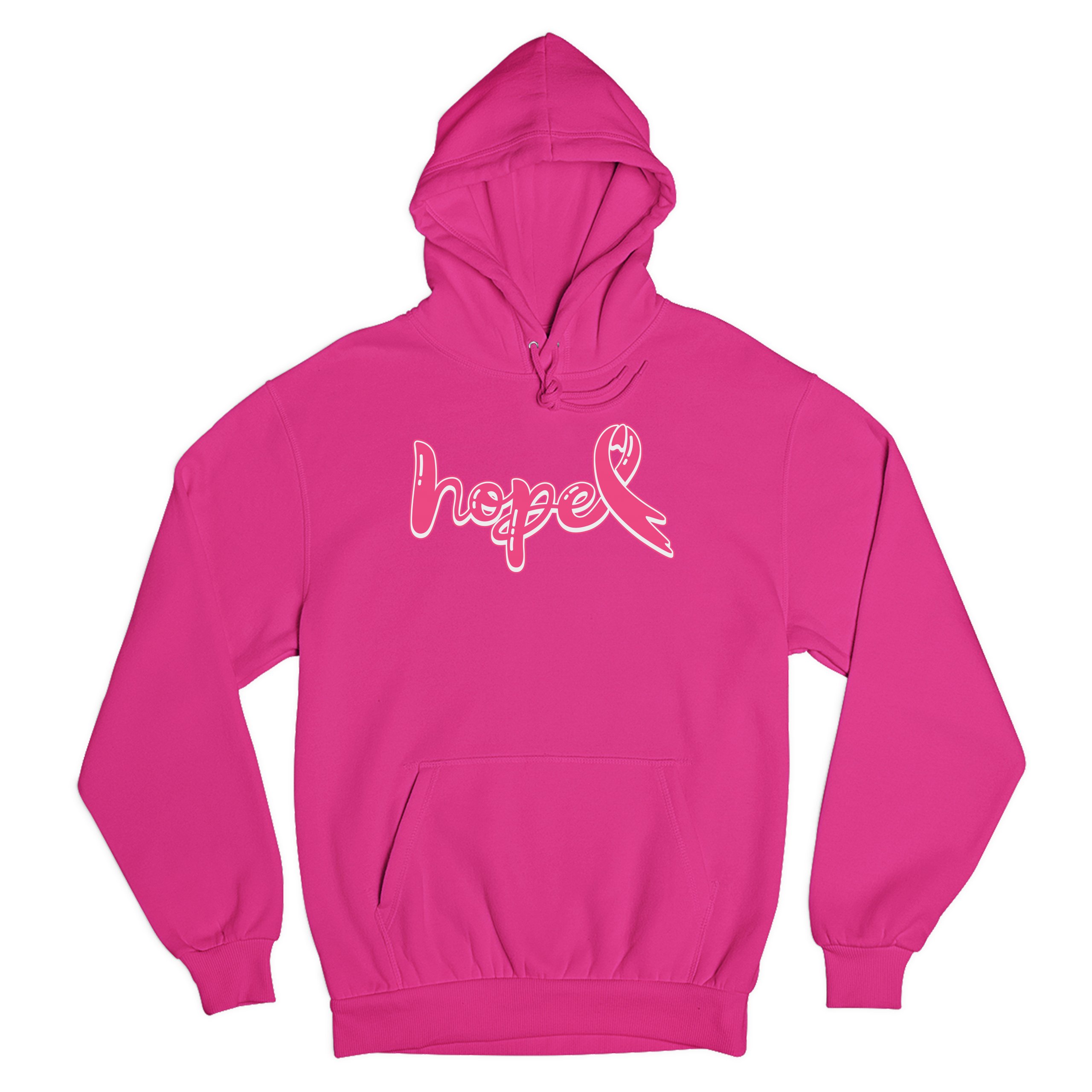Felpa con cappuccio mese sensibilizzazione sul cancro al seno rosa Hope - Foto 37 di 41