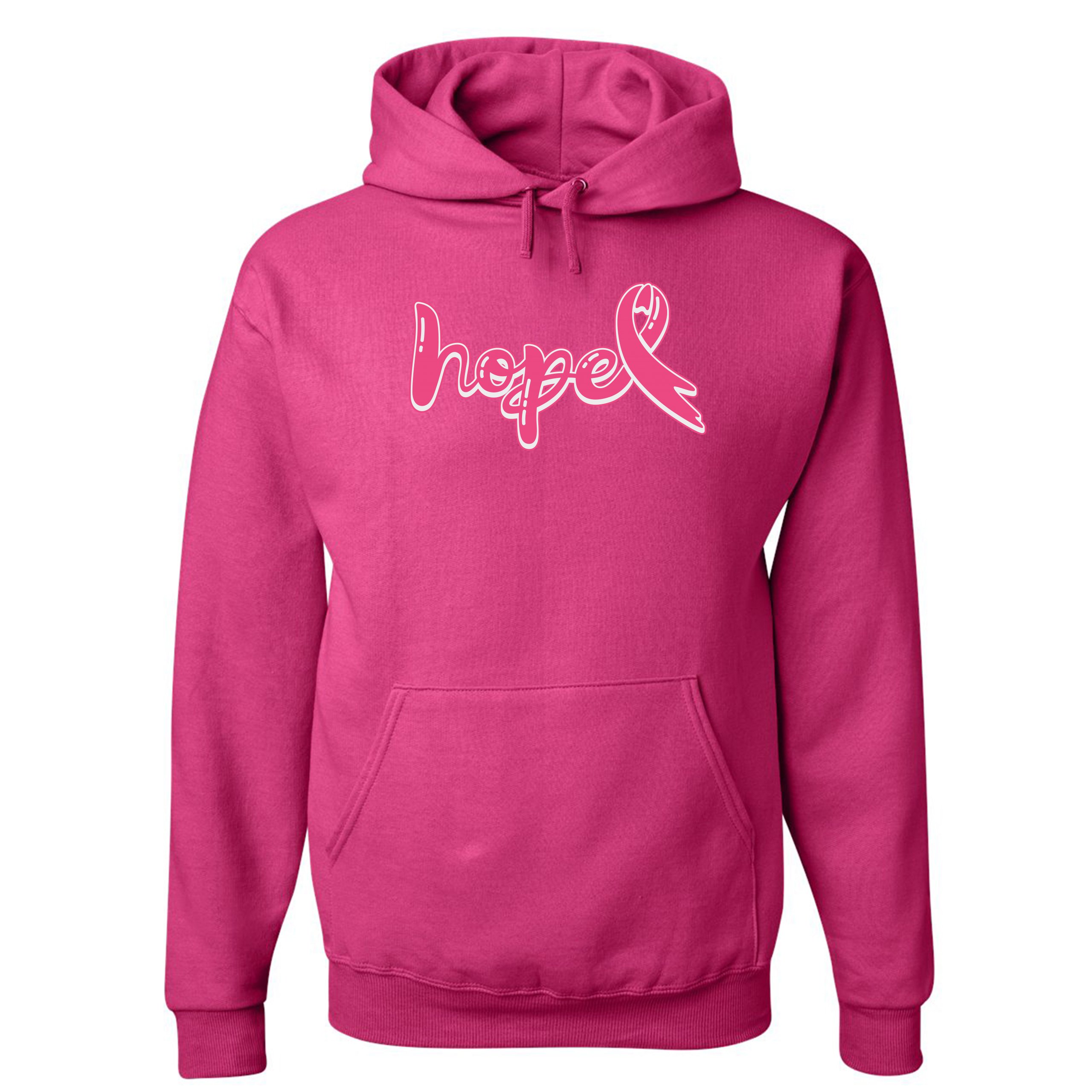 Felpa con cappuccio mese sensibilizzazione sul cancro al seno rosa Hope - Foto 38 di 41