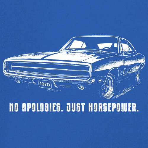 No Apologies Just Horsepower Tank Top Vintage '70 Muscle Car Classic Men's Top - Picture 25 of 29