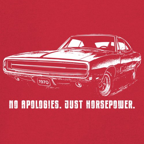 No Apologies Just Horsepower Tank Top Vintage '70 Muscle Car Classic Men's Top - Picture 11 of 29