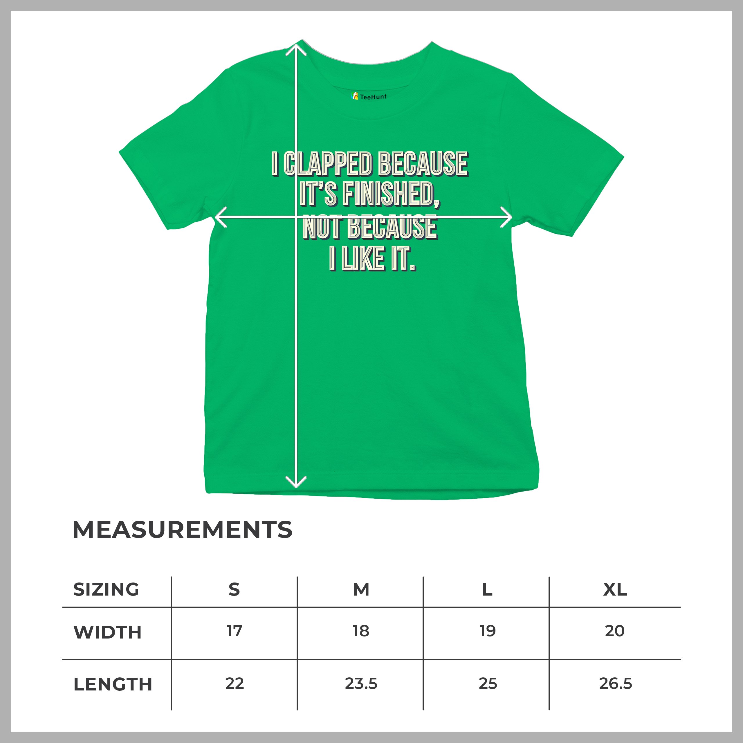 I Clapped Because It's Finished Not Because I Like It Youth T-shirt Funny Kids - Picture 36 of 50