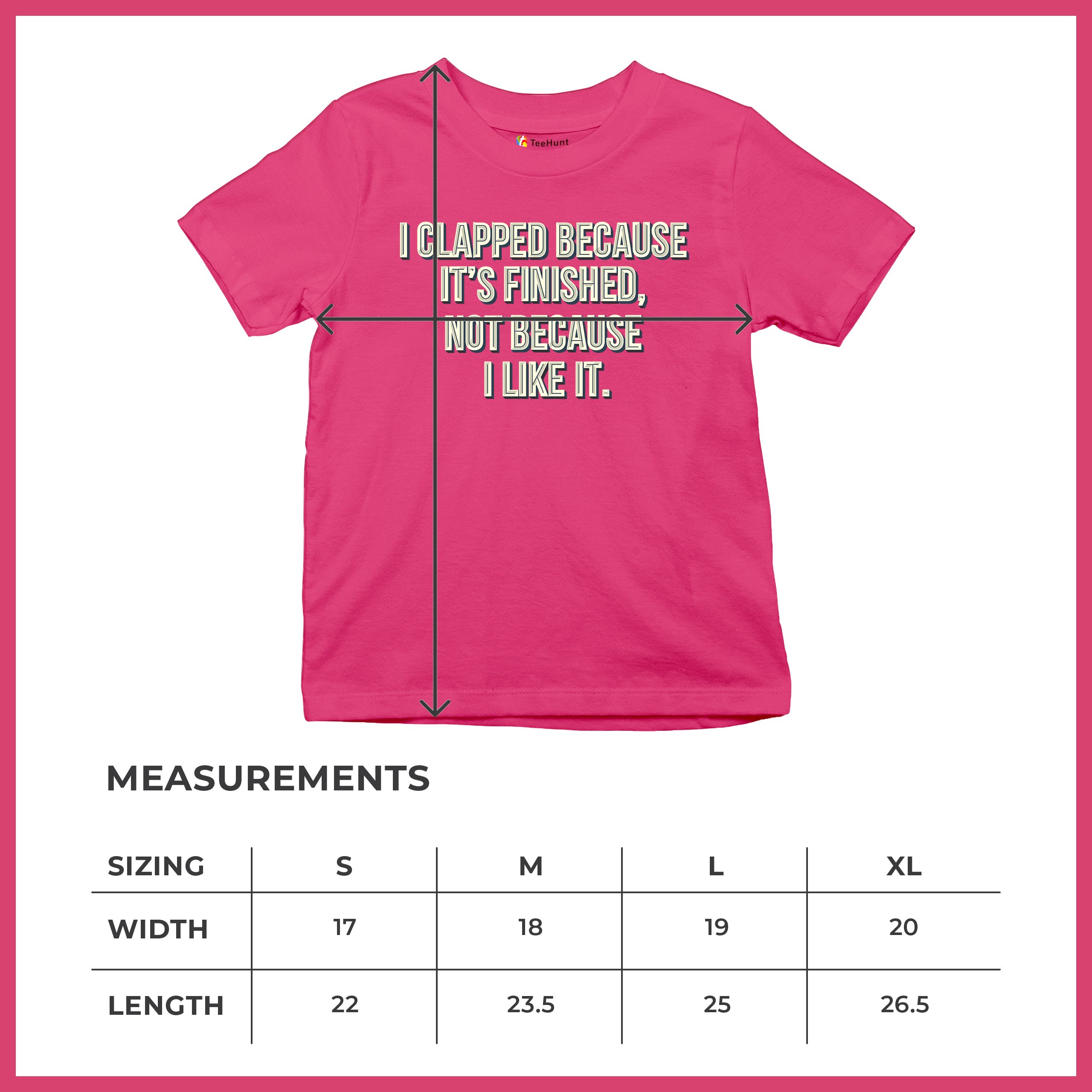 I Clapped Because It's Finished Not Because I Like It Youth T-shirt Funny Kids - Picture 50 of 50