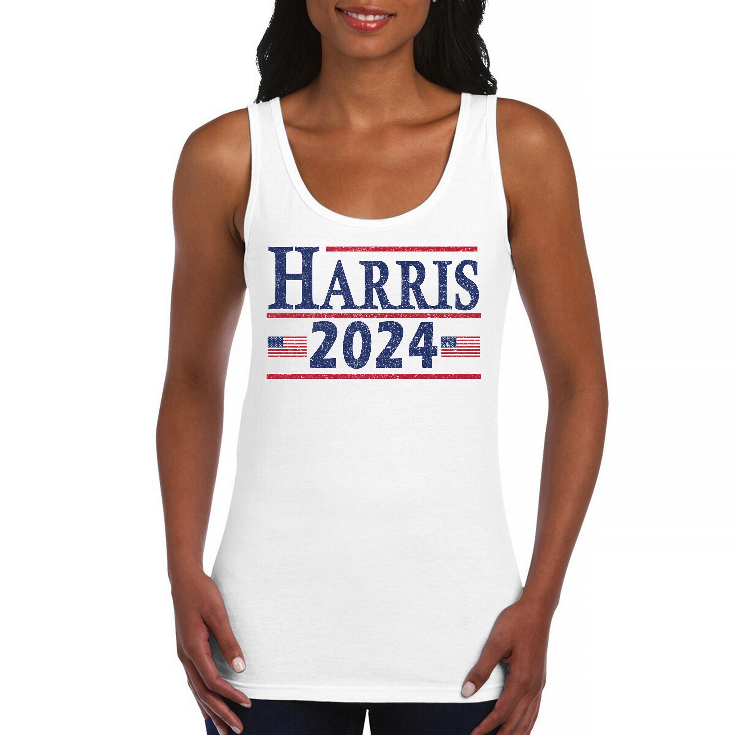 Vintage Harris 2024 Women's Tank Top I'm Speaking 47 Madam