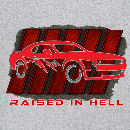 Raised In Hell Muscle Car Youth T-shirt American Performance Power RT V8 Kids - Picture 11 of 50