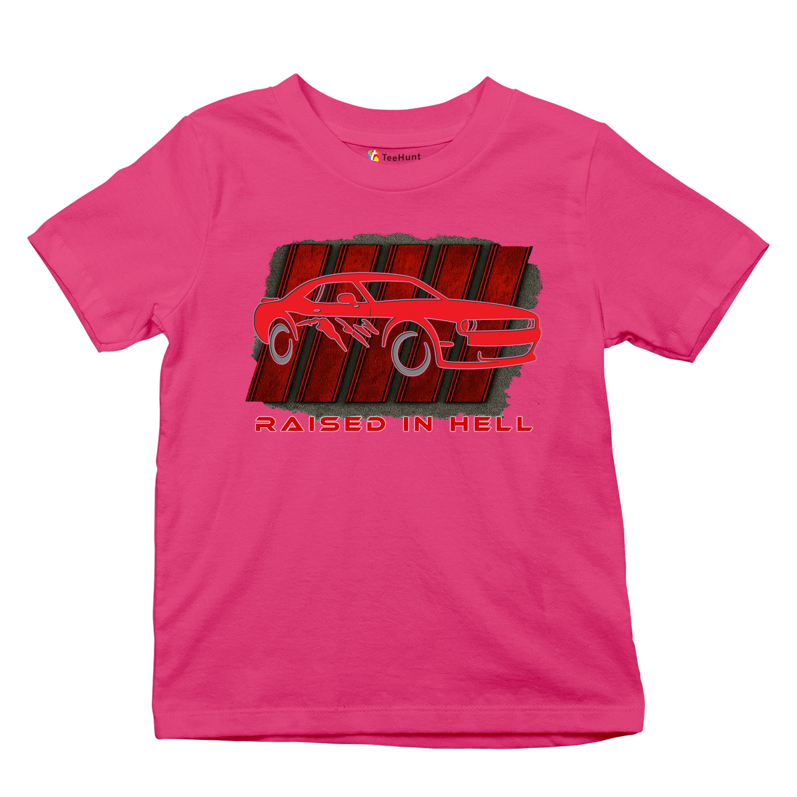 Raised In Hell Muscle Car Youth T-shirt American Performance Power RT V8 Kids - Picture 48 of 50