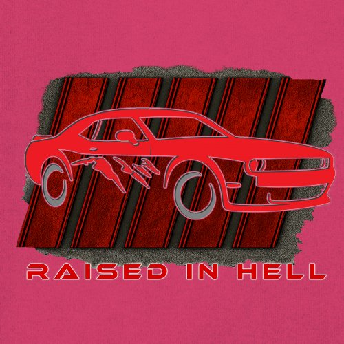 Raised In Hell Muscle Car Youth T-shirt American Performance Power RT V8 Kids - Picture 46 of 50