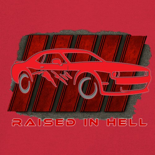 Raised In Hell Muscle Car Youth T-shirt American Performance Power RT V8 Kids - Picture 18 of 50