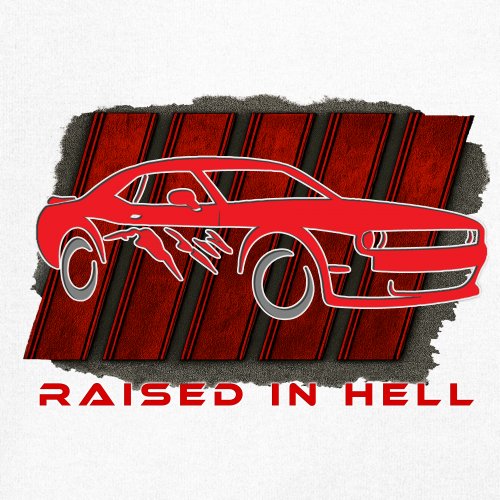 Raised In Hell Muscle Car Youth T-shirt American Performance Power RT V8 Kids - Picture 25 of 50