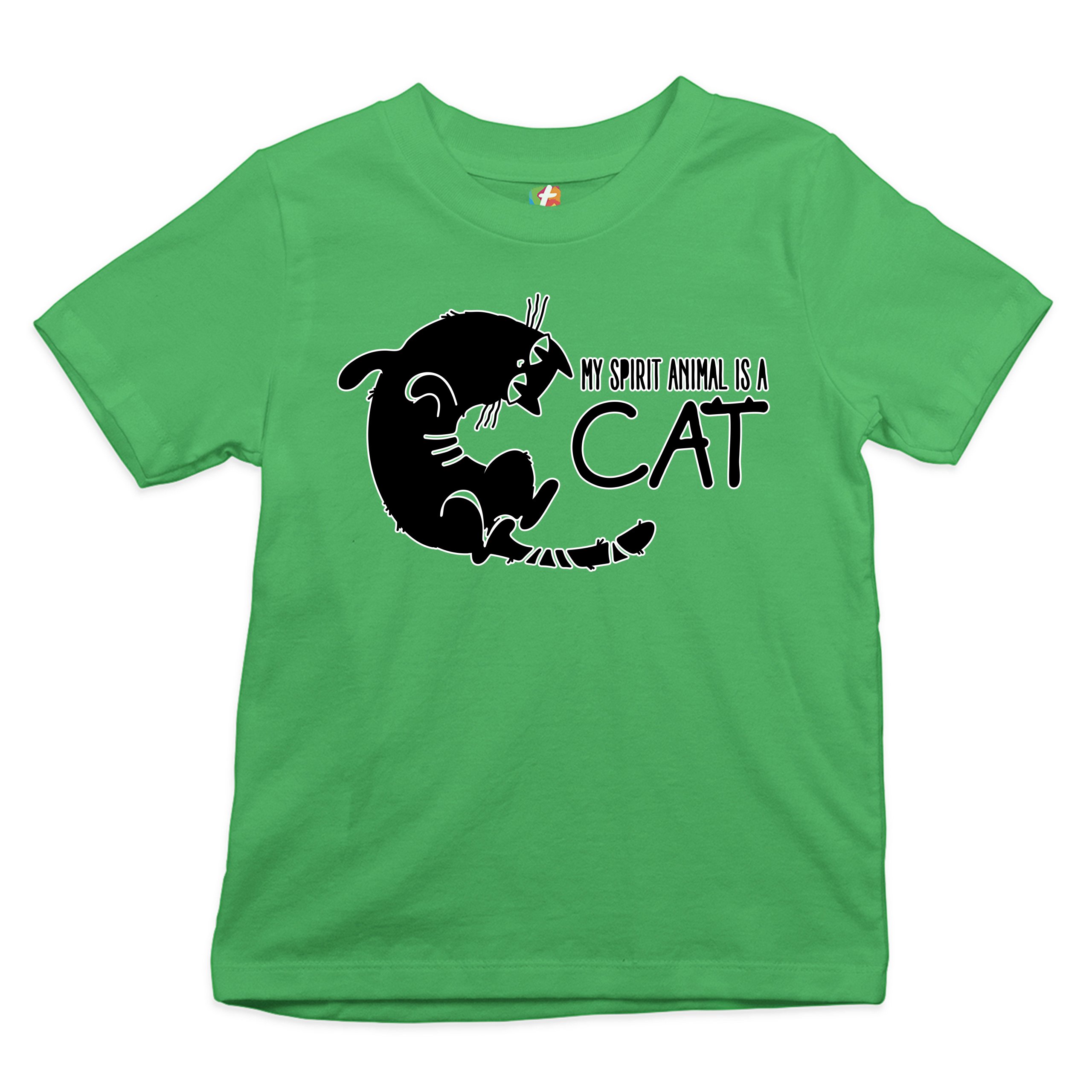 My Spirit Animal Is a Cat Youth T-shirt Cute Kitty Funny Kitten Kids - Picture 18 of 29