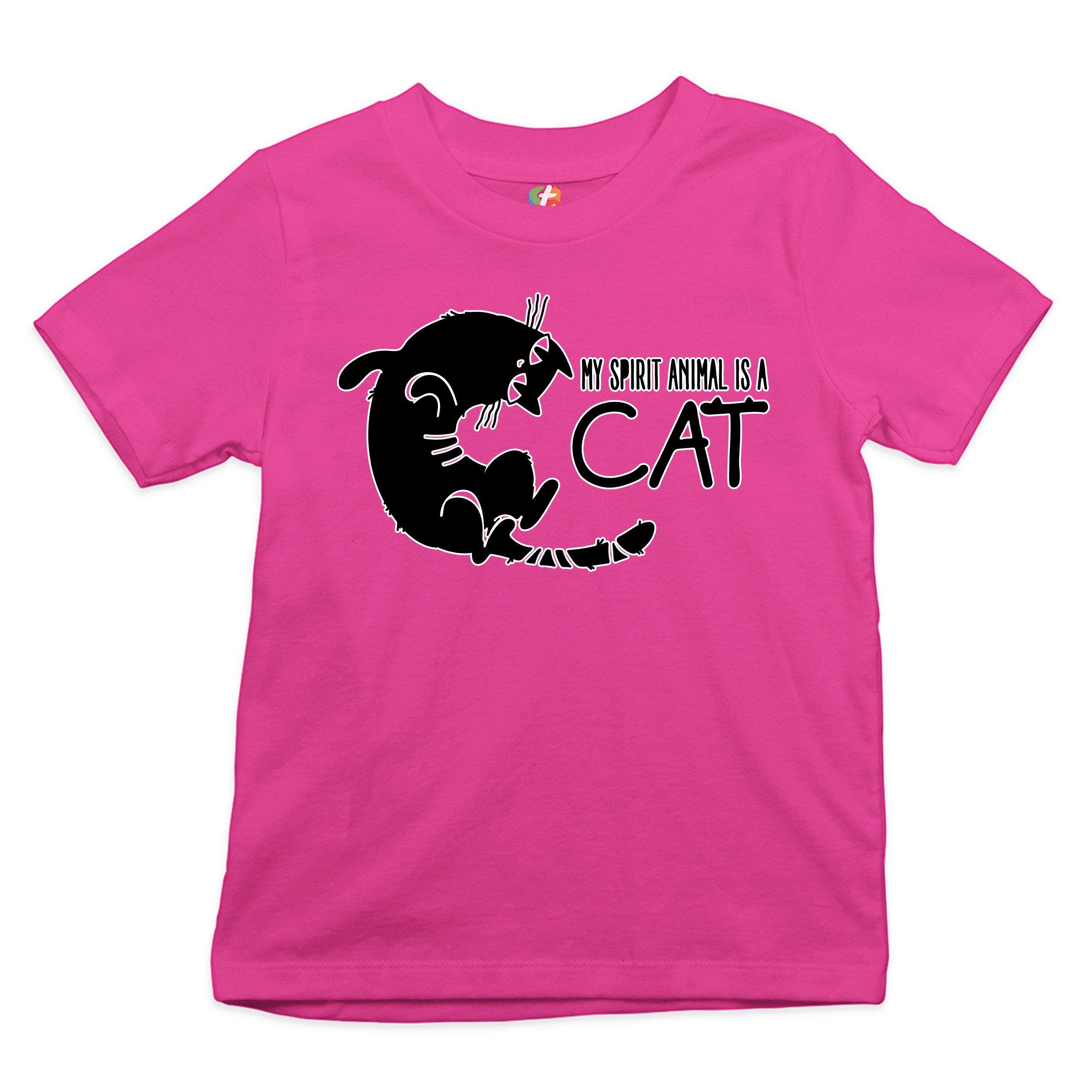 My Spirit Animal Is a Cat Youth T-shirt Cute Kitty Funny Kitten Kids - Picture 26 of 29