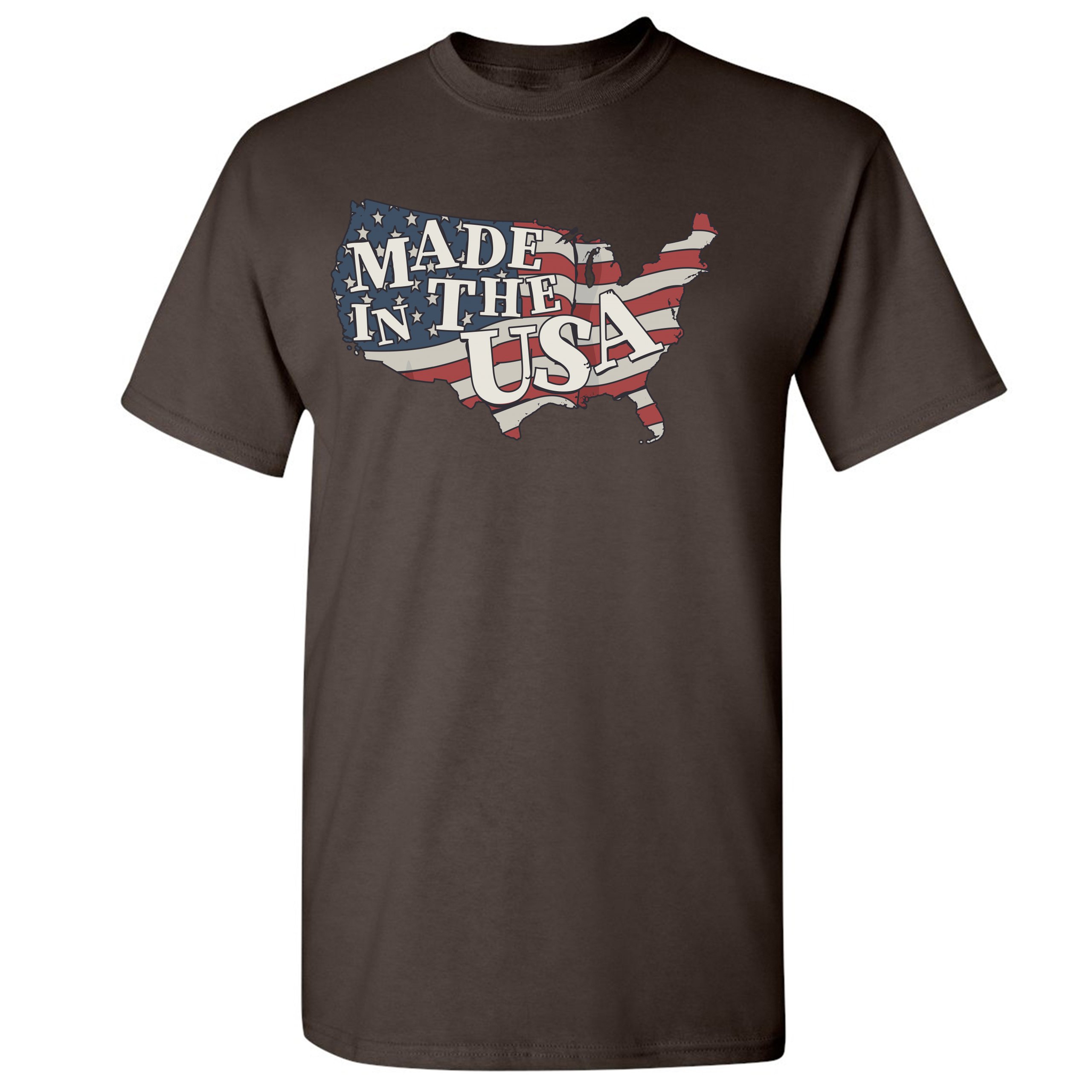 Made in the USA T-shirt American Flag Independence Day 4th of July Men's Tee - Picture 39 of 61