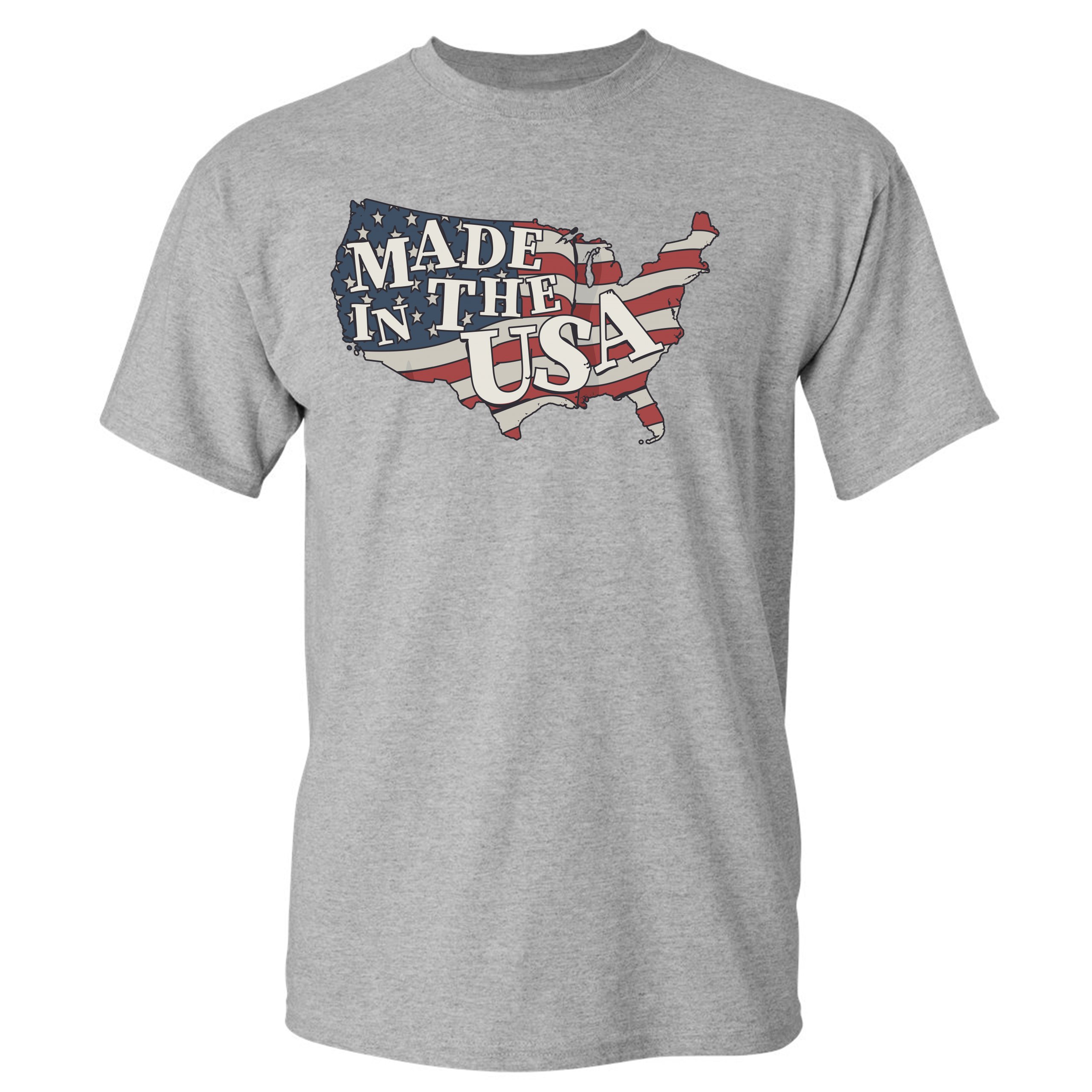 Made in the USA T-shirt American Flag Independence Day 4th of July Men's Tee - Picture 7 of 61