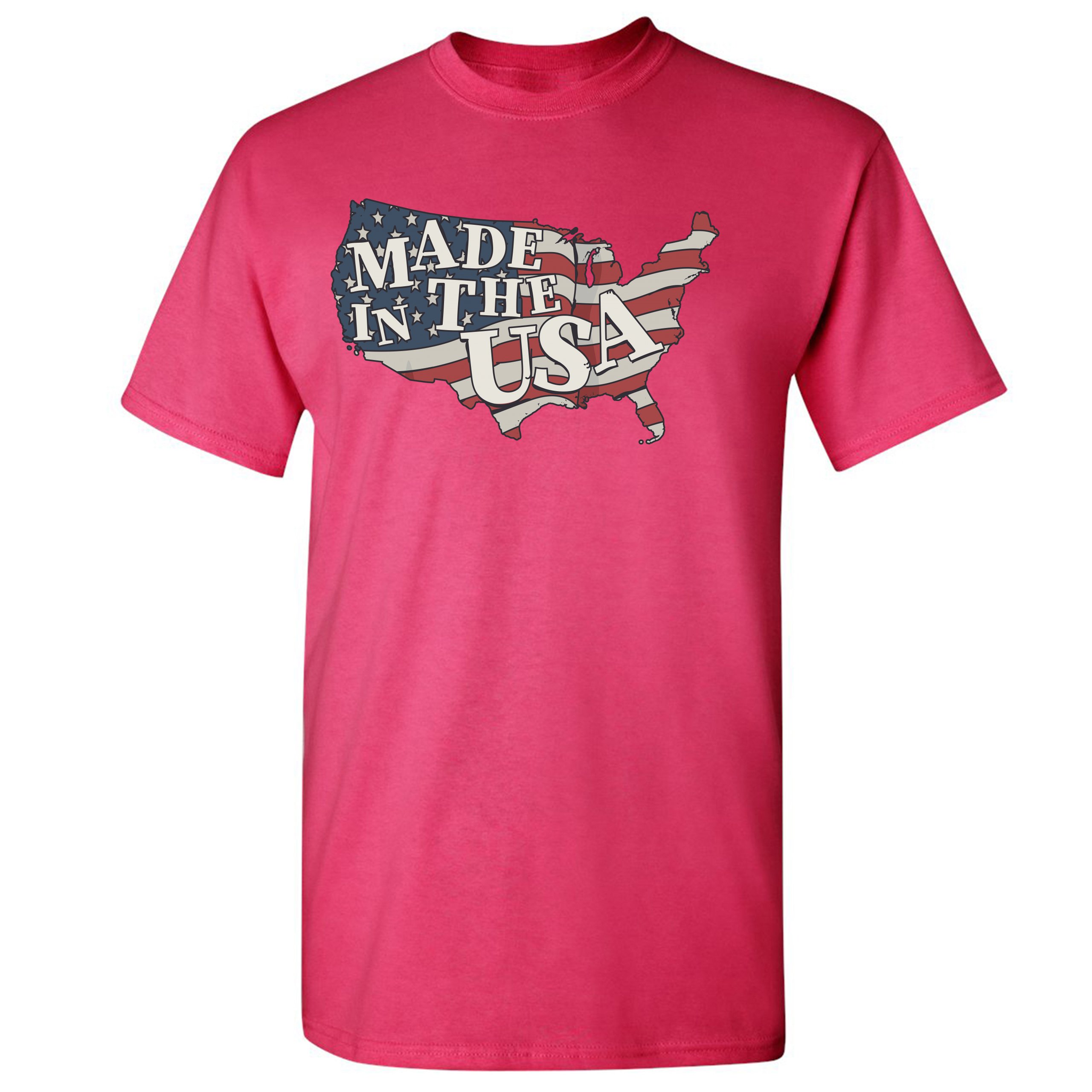 Made in the USA T-shirt American Flag Independence Day 4th of July Men's Tee - Picture 11 of 61