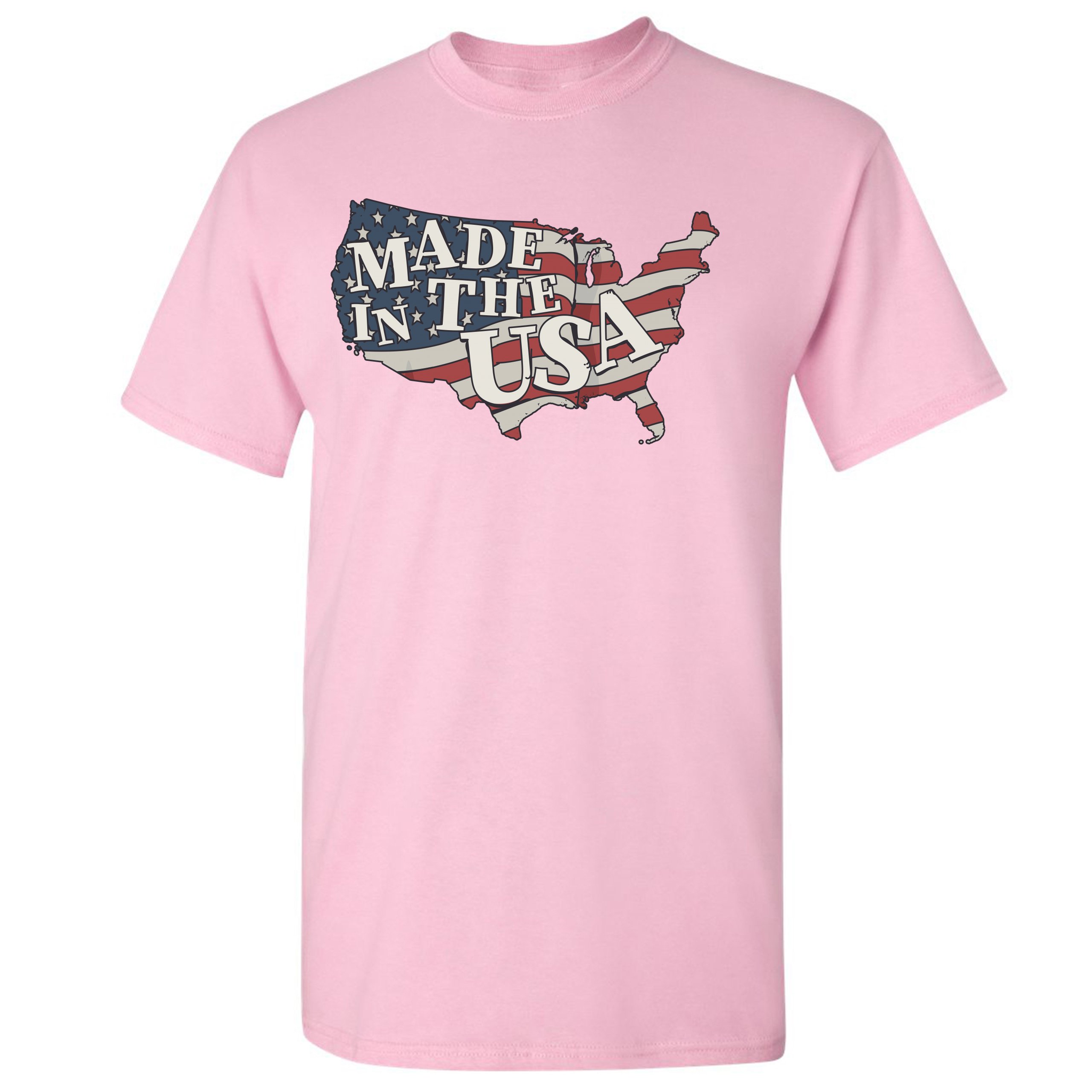 Made in the USA T-shirt American Flag Independence Day 4th of July Men's Tee - Picture 47 of 61