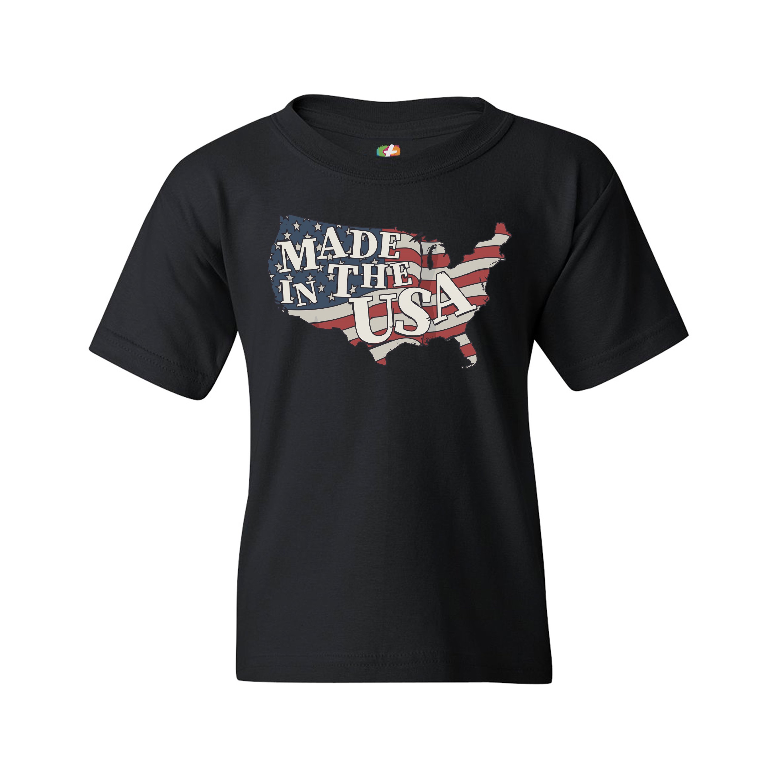 Camiseta Juvenil Hecha en los EE. UU. Bandera Americana Día de la Independencia 4 de Julio Niños - Imagen 3 de 29