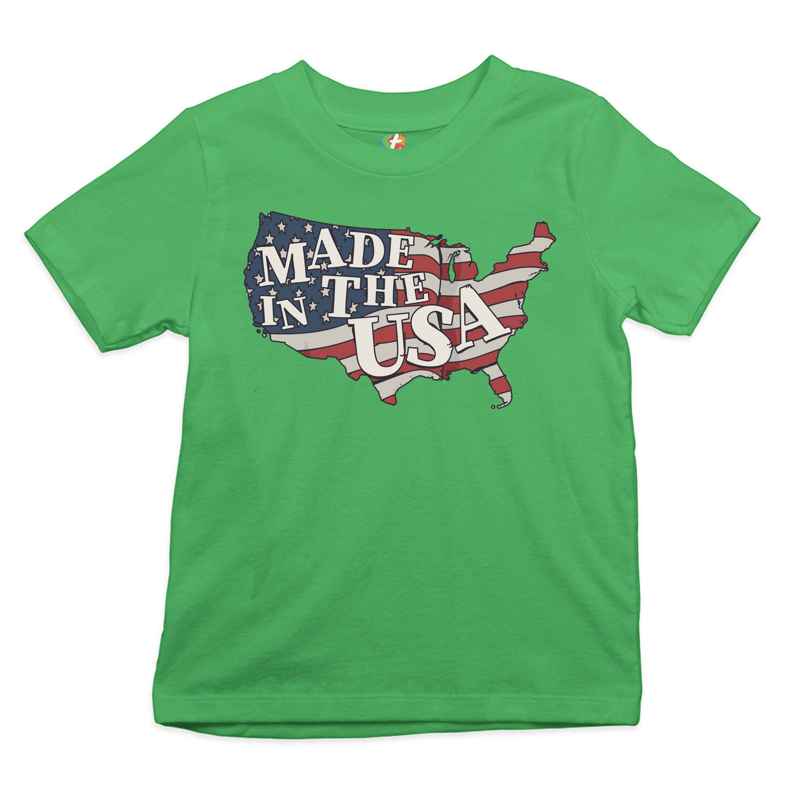 Camiseta Juvenil Hecha en los EE. UU. Bandera Americana Día de la Independencia 4 de Julio Niños - Imagen 18 de 29