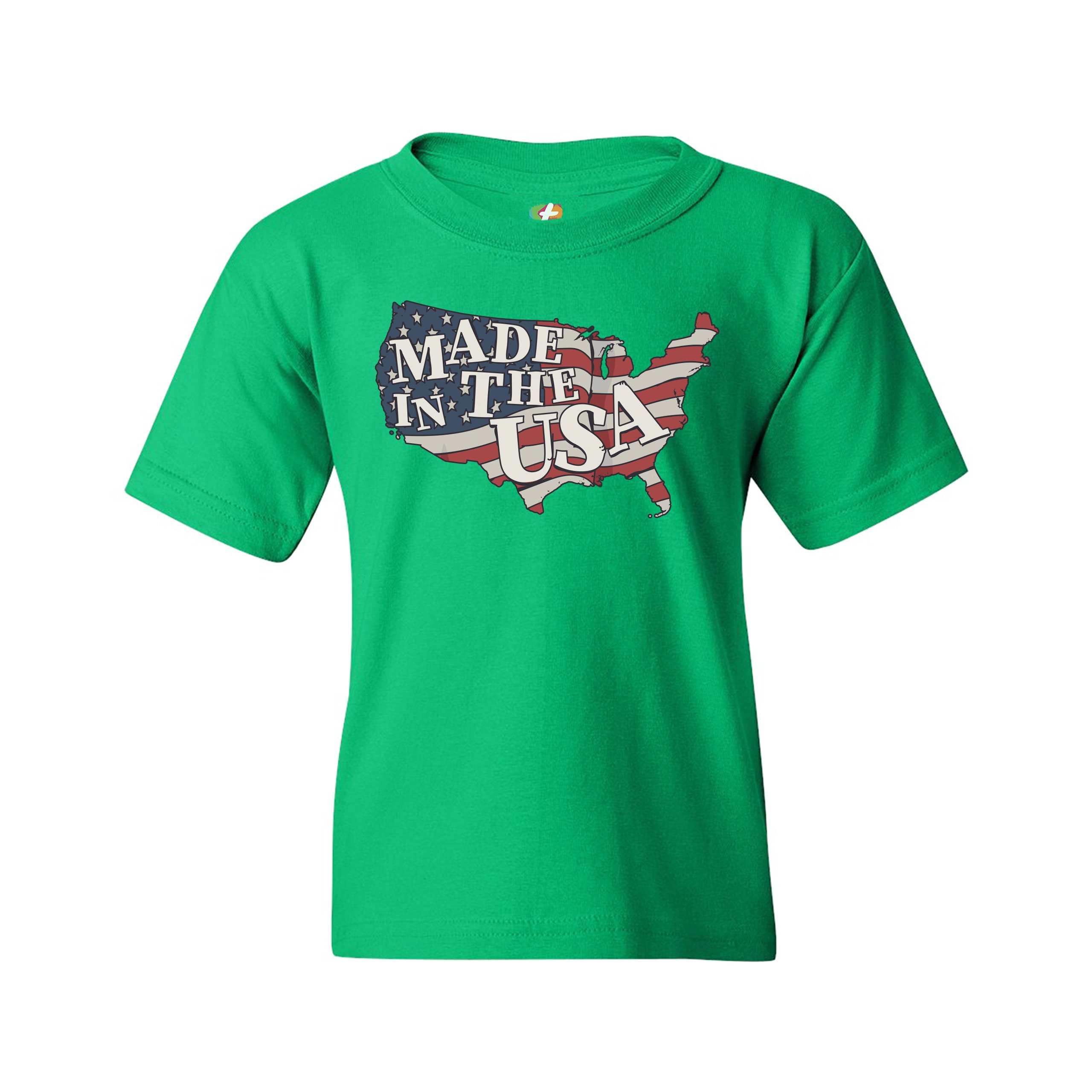 Camiseta Juvenil Hecha en los EE. UU. Bandera Americana Día de la Independencia 4 de Julio Niños - Imagen 19 de 29