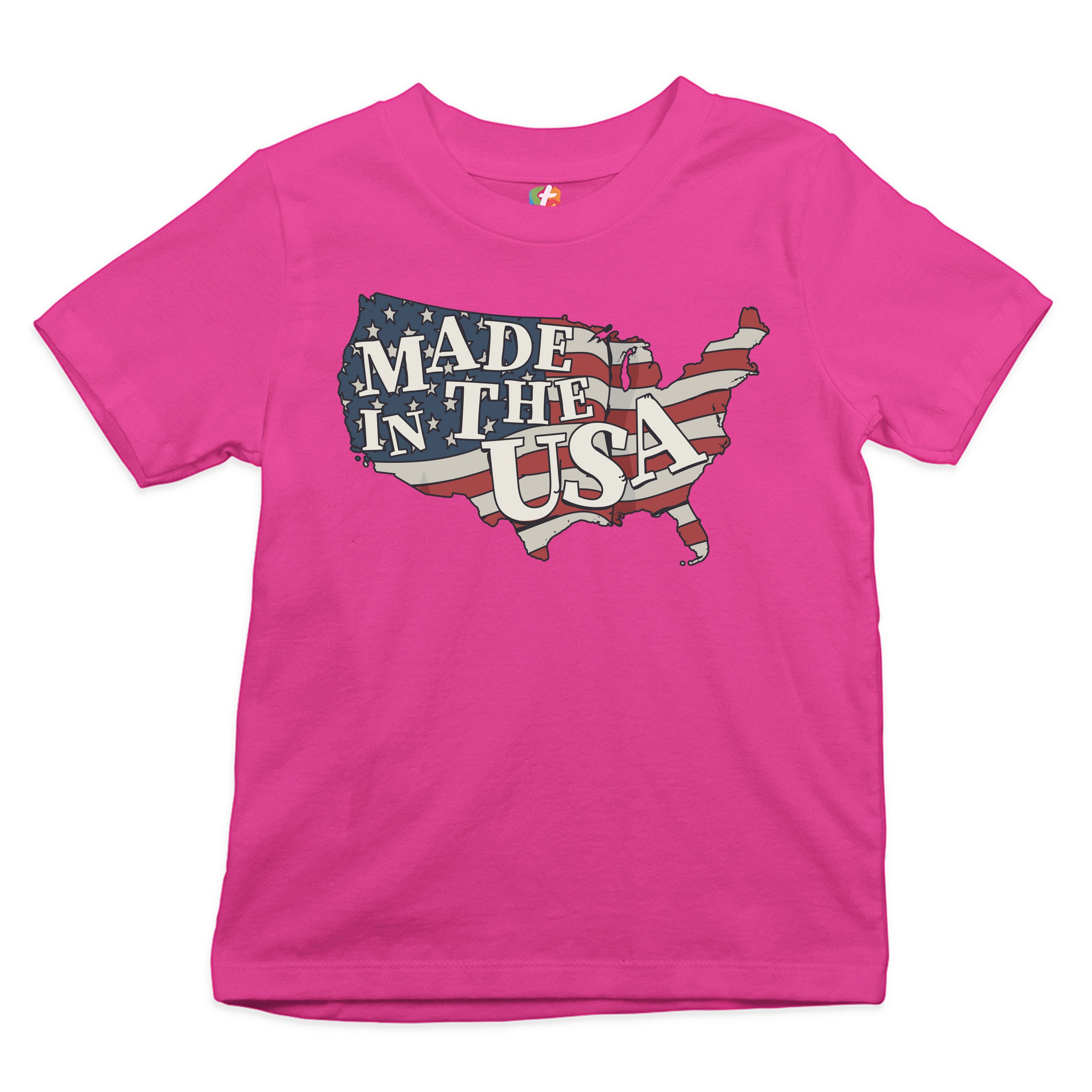 Camiseta Juvenil Hecha en los EE. UU. Bandera Americana Día de la Independencia 4 de Julio Niños - Imagen 26 de 29