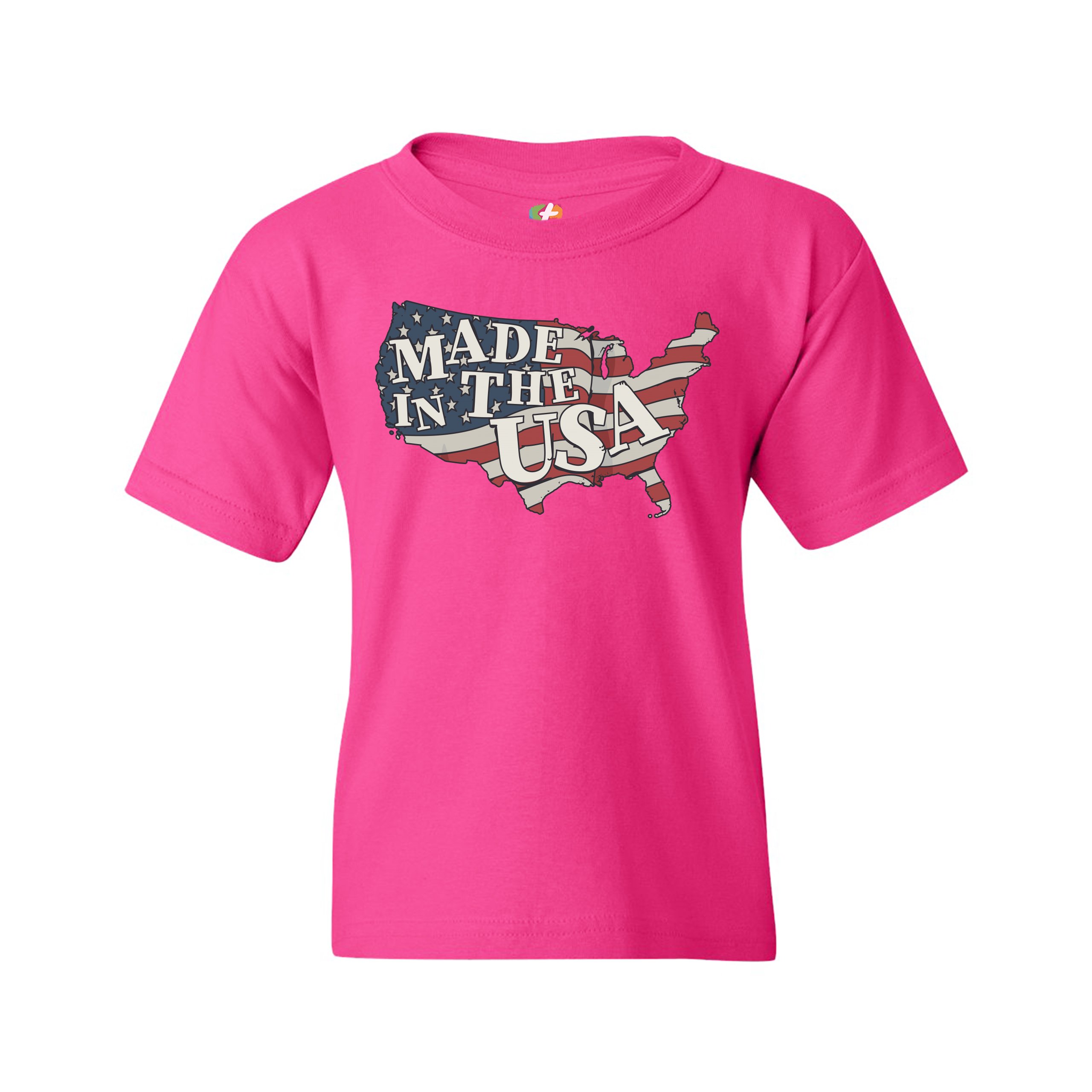 Camiseta Juvenil Hecha en los EE. UU. Bandera Americana Día de la Independencia 4 de Julio Niños - Imagen 27 de 29