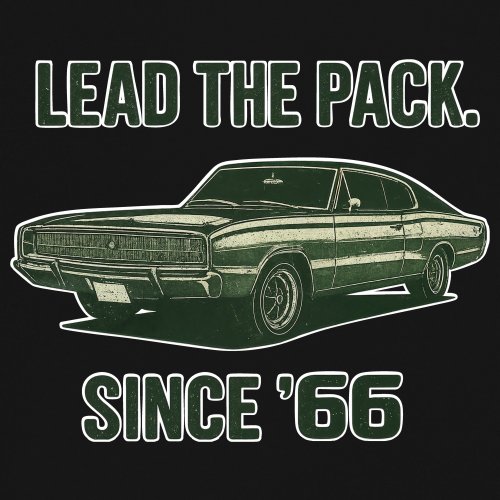 Lead The Pack Since 66 Unisex Hoodie Classic Muscle Car Vintage 1966 - Picture 4 of 57