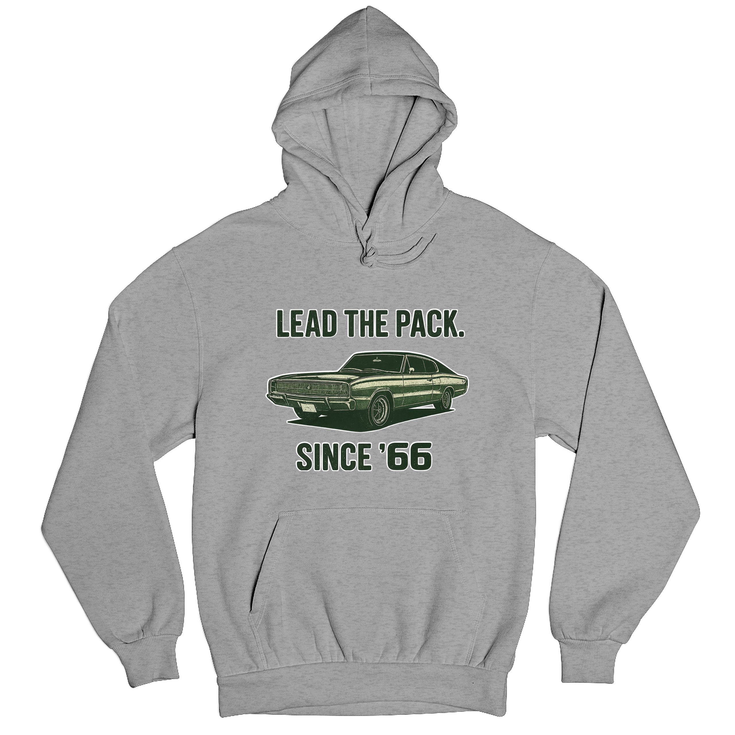 Lead The Pack Since 66 Unisex Hoodie Classic Muscle Car Vintage 1966 - Picture 13 of 57