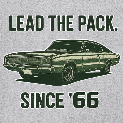 Lead The Pack Since 66 Unisex Hoodie Classic Muscle Car Vintage 1966 - Picture 11 of 57
