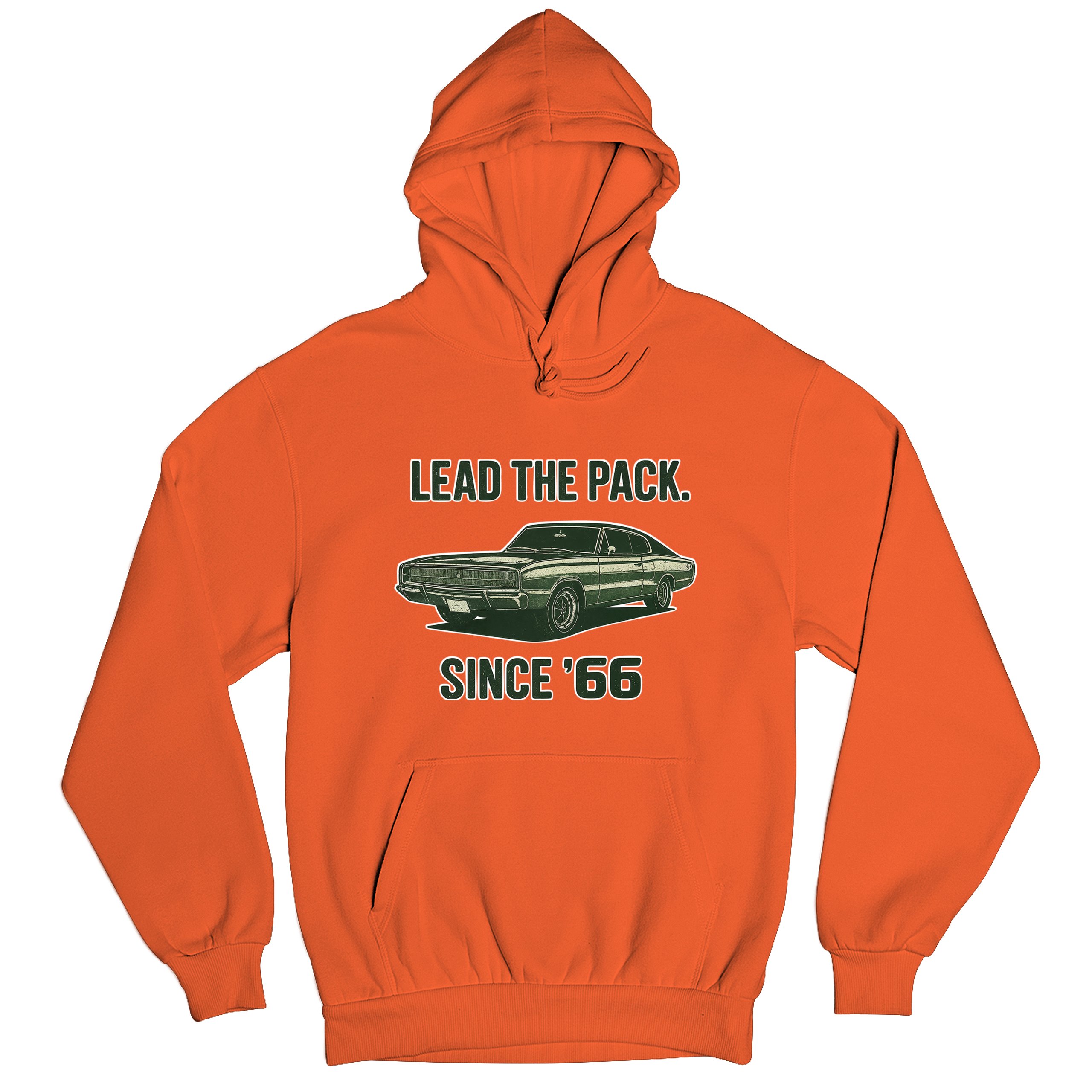 Lead The Pack Since 66 Unisex Hoodie Classic Muscle Car Vintage 1966 - Picture 20 of 57