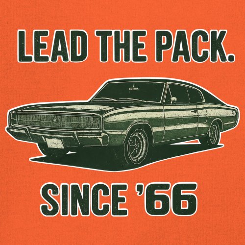 Lead The Pack Since 66 Unisex Hoodie Classic Muscle Car Vintage 1966 - Picture 18 of 57