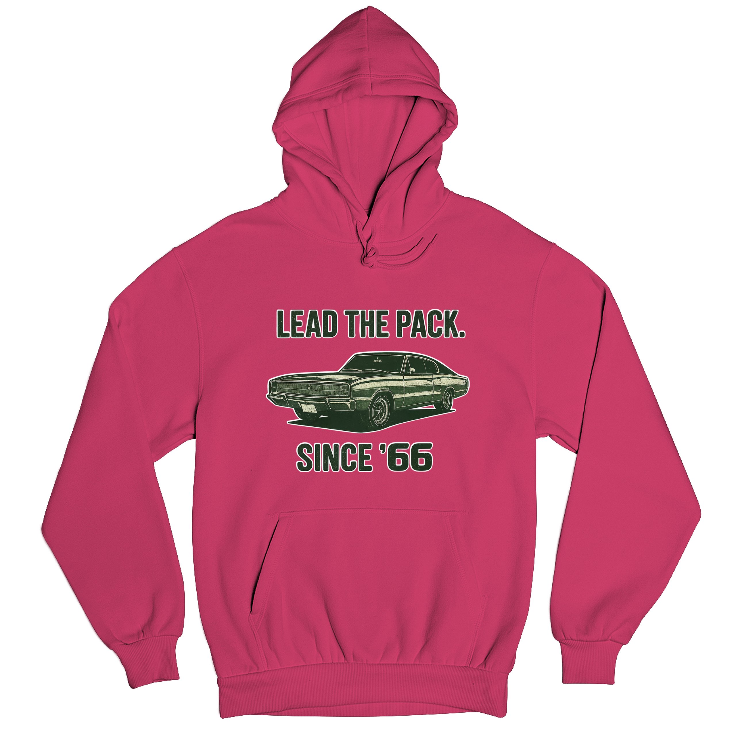 Lead The Pack Since 66 Unisex Hoodie Classic Muscle Car Vintage 1966 - Picture 55 of 57