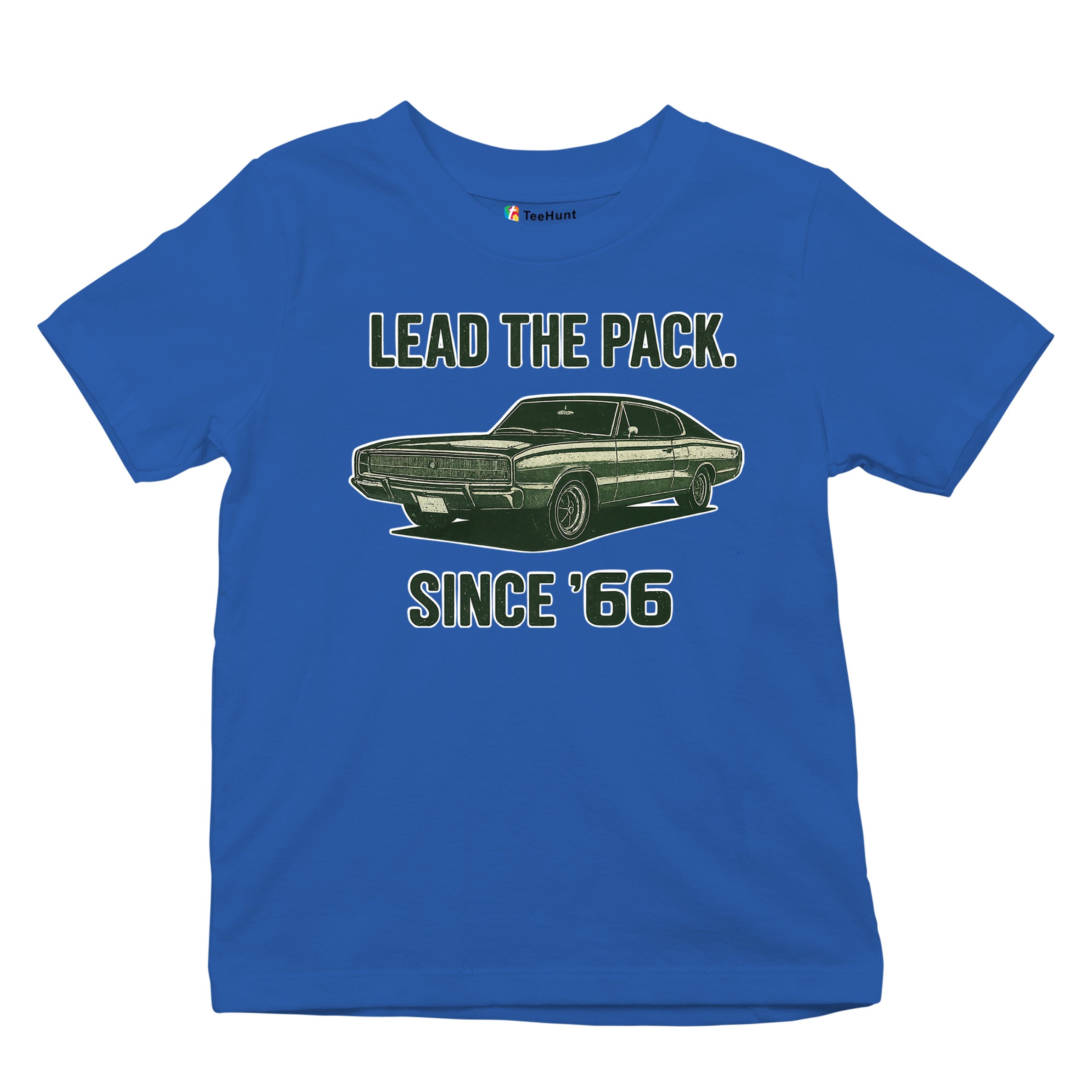 Lead The Pack Since 66 Youth T-shirt Classic Muscle Car Vintage 1966 Kids - Picture 41 of 50