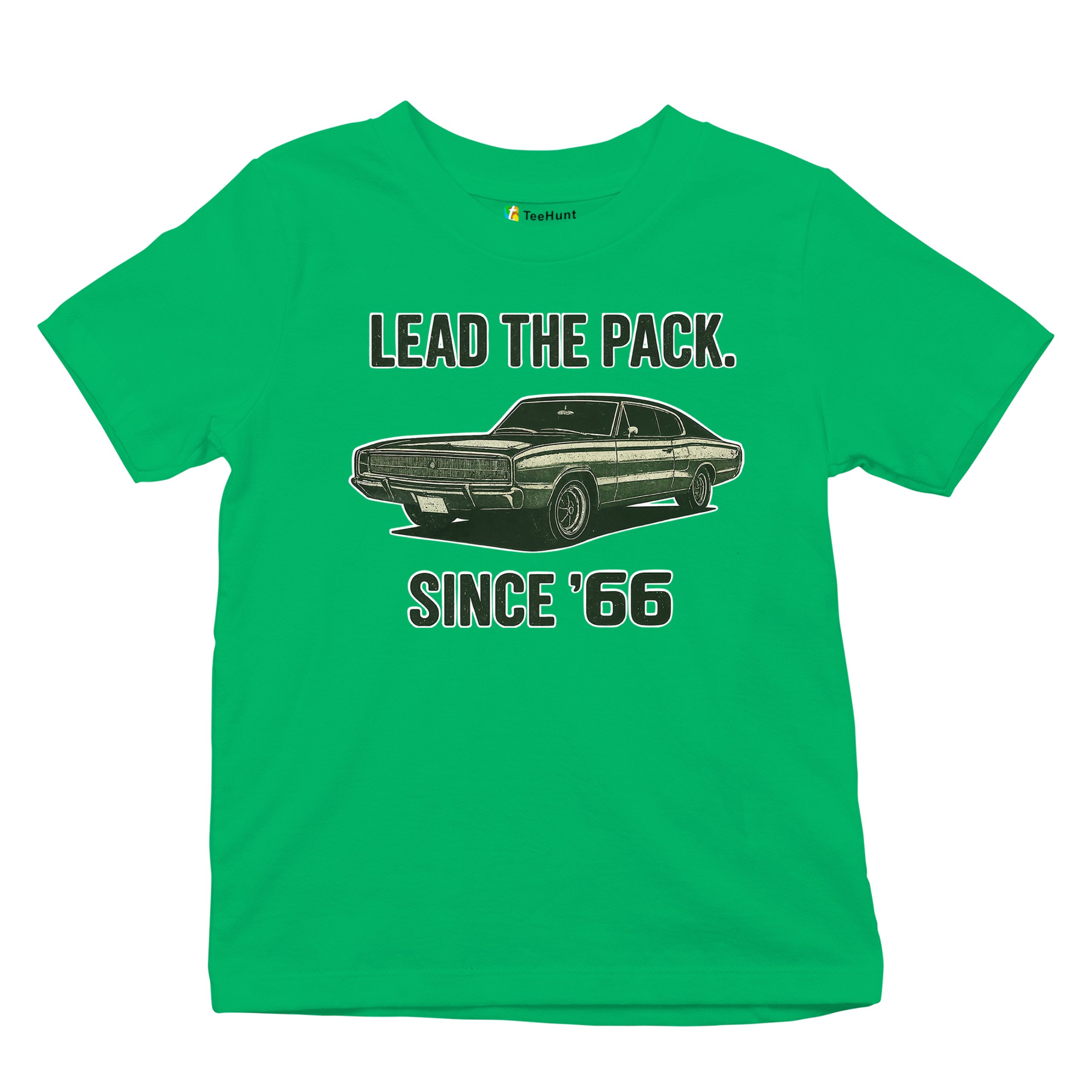 Lead The Pack Since 66 Youth T-shirt Classic Muscle Car Vintage 1966 Kids - Picture 34 of 50
