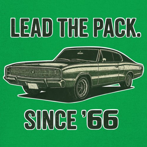 Lead The Pack Since 66 Youth T-shirt Classic Muscle Car Vintage 1966 Kids - Picture 32 of 50