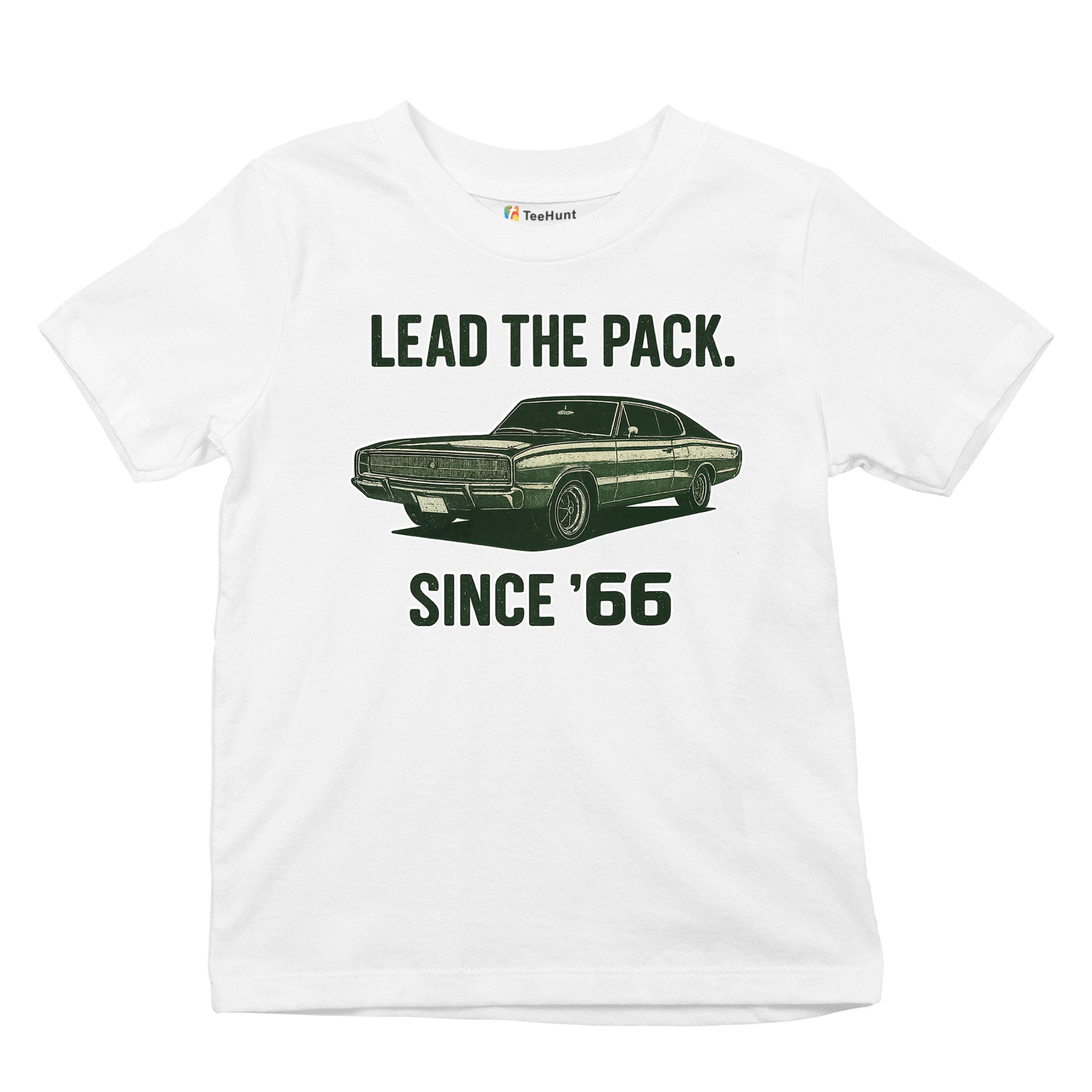 Lead The Pack Since 66 Youth T-shirt Classic Muscle Car Vintage 1966 Kids - Picture 27 of 50