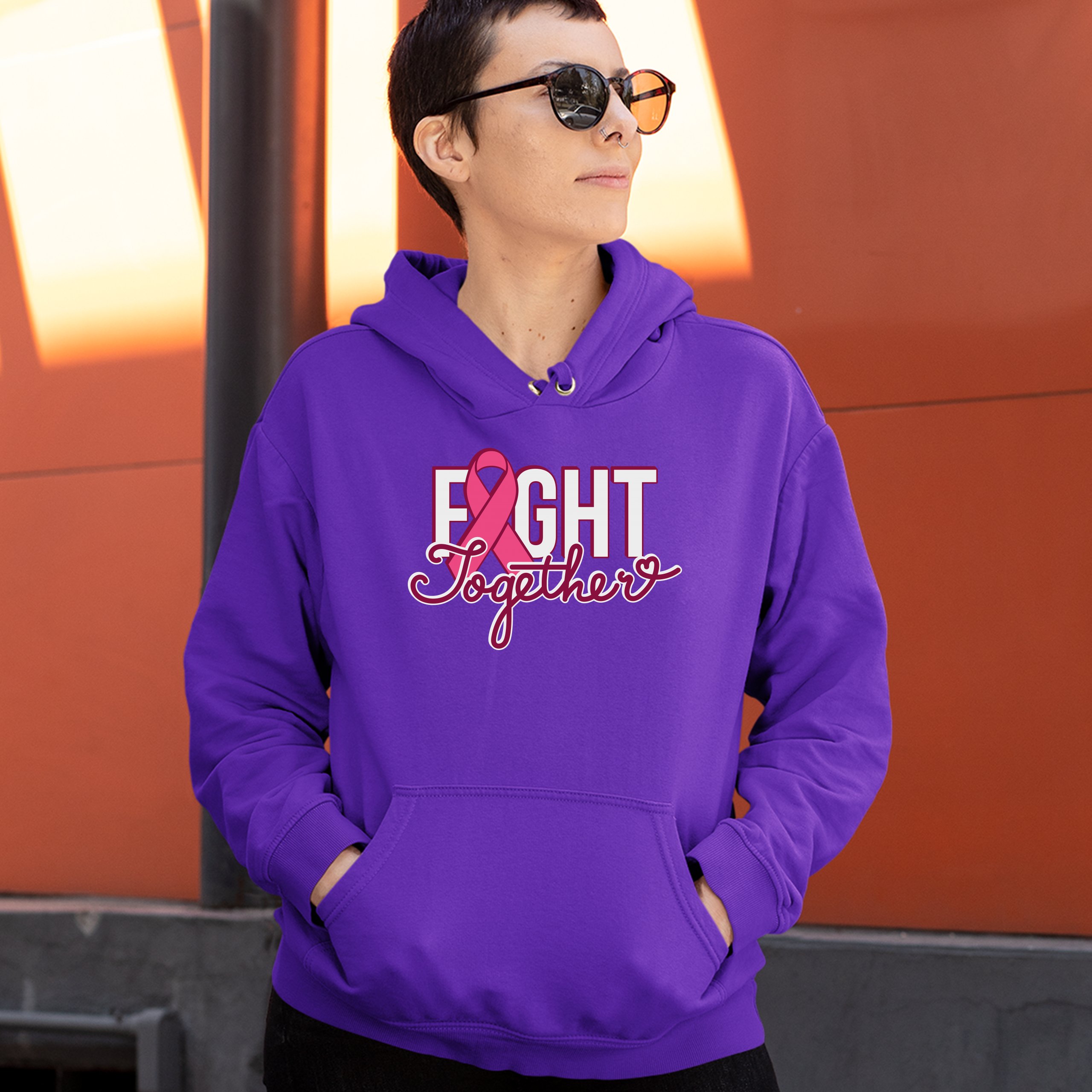 cool purple moletom com capuz