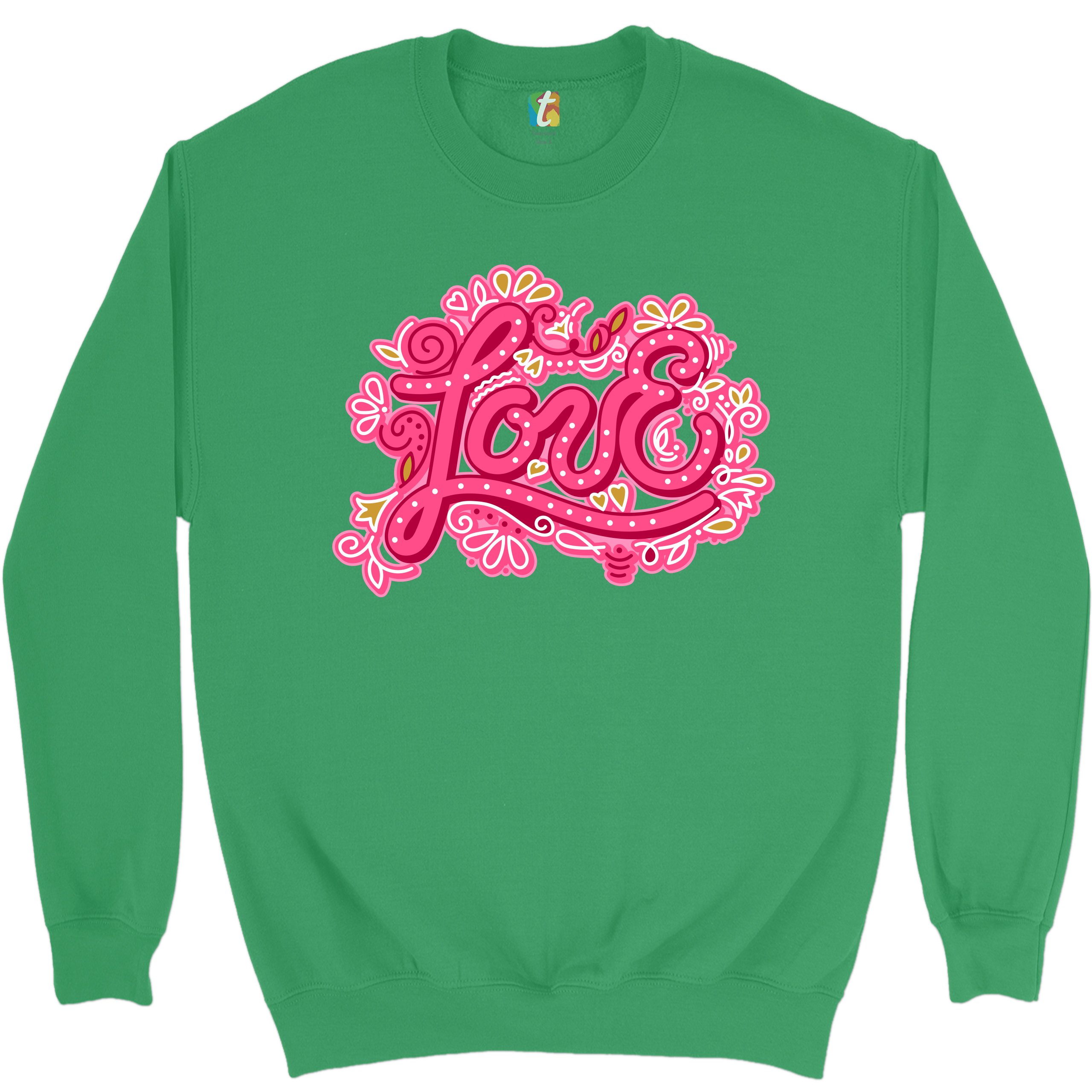 Love Sweatshirt Valentine's Day Sweet Relationships Romance Cute Crewneck - Picture 27 of 36