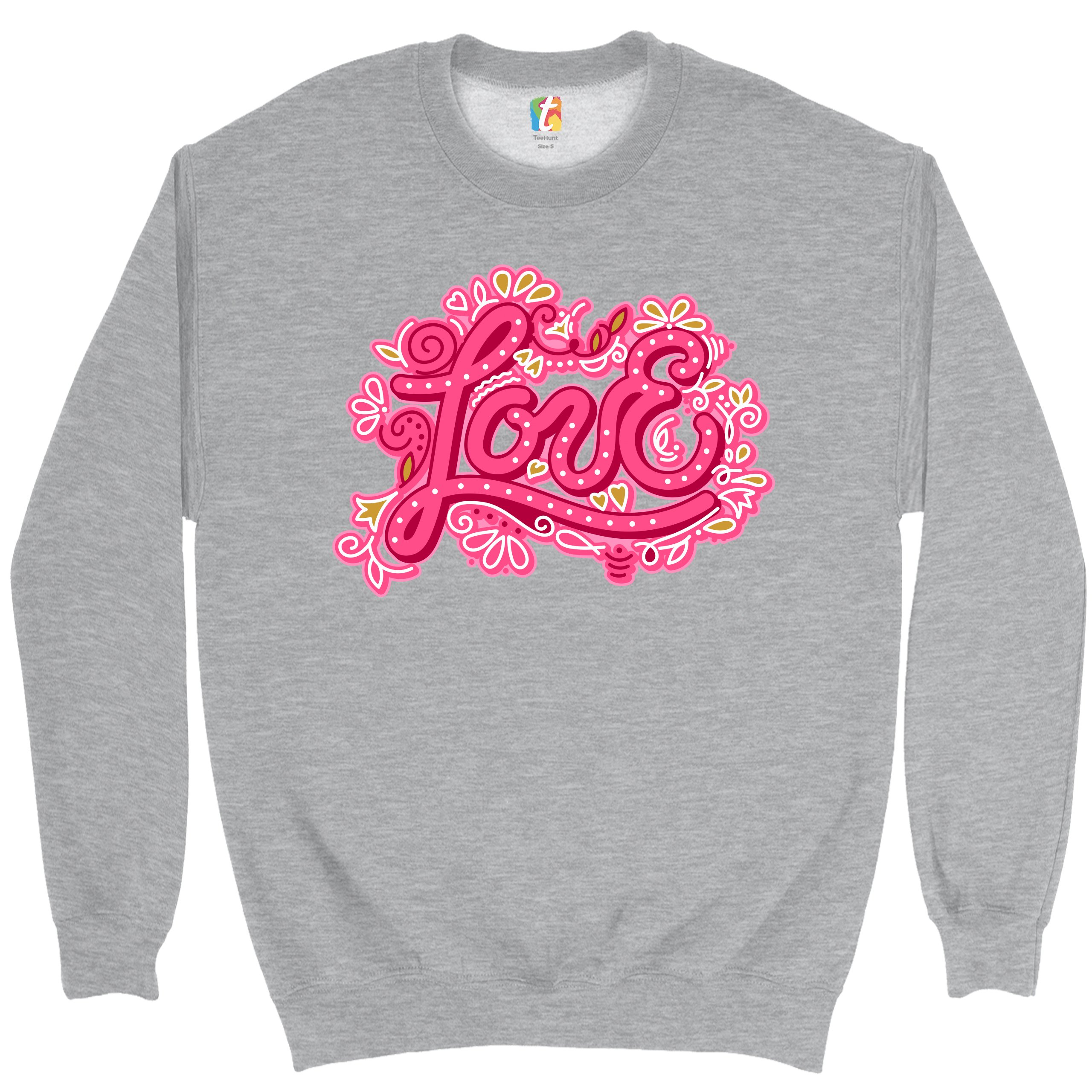 Love Sweatshirt Valentine's Day Sweet Relationships Romance Cute Crewneck - Picture 7 of 36