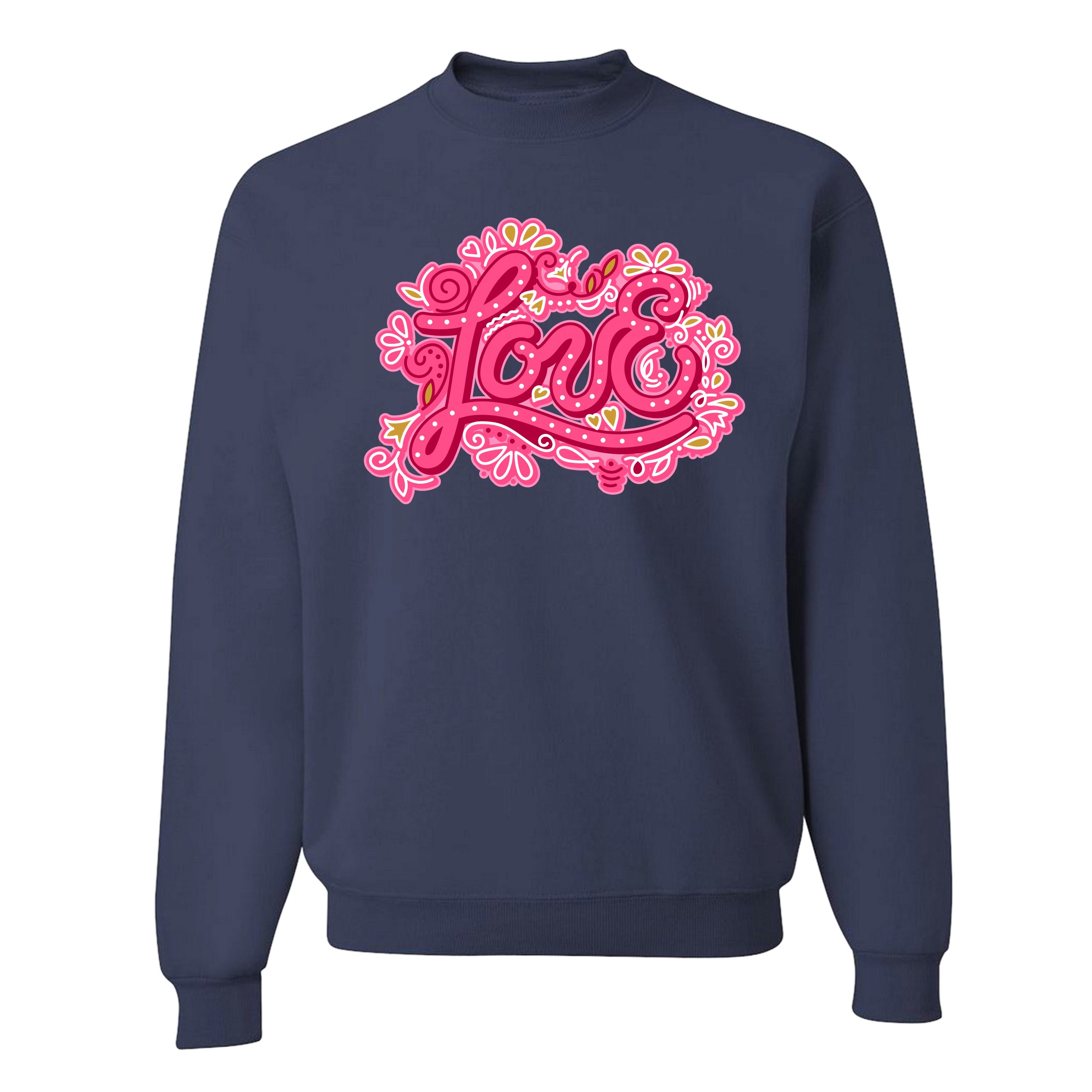 Love Sweatshirt Valentine's Day Sweet Relationships Romance Cute Crewneck - Picture 23 of 36