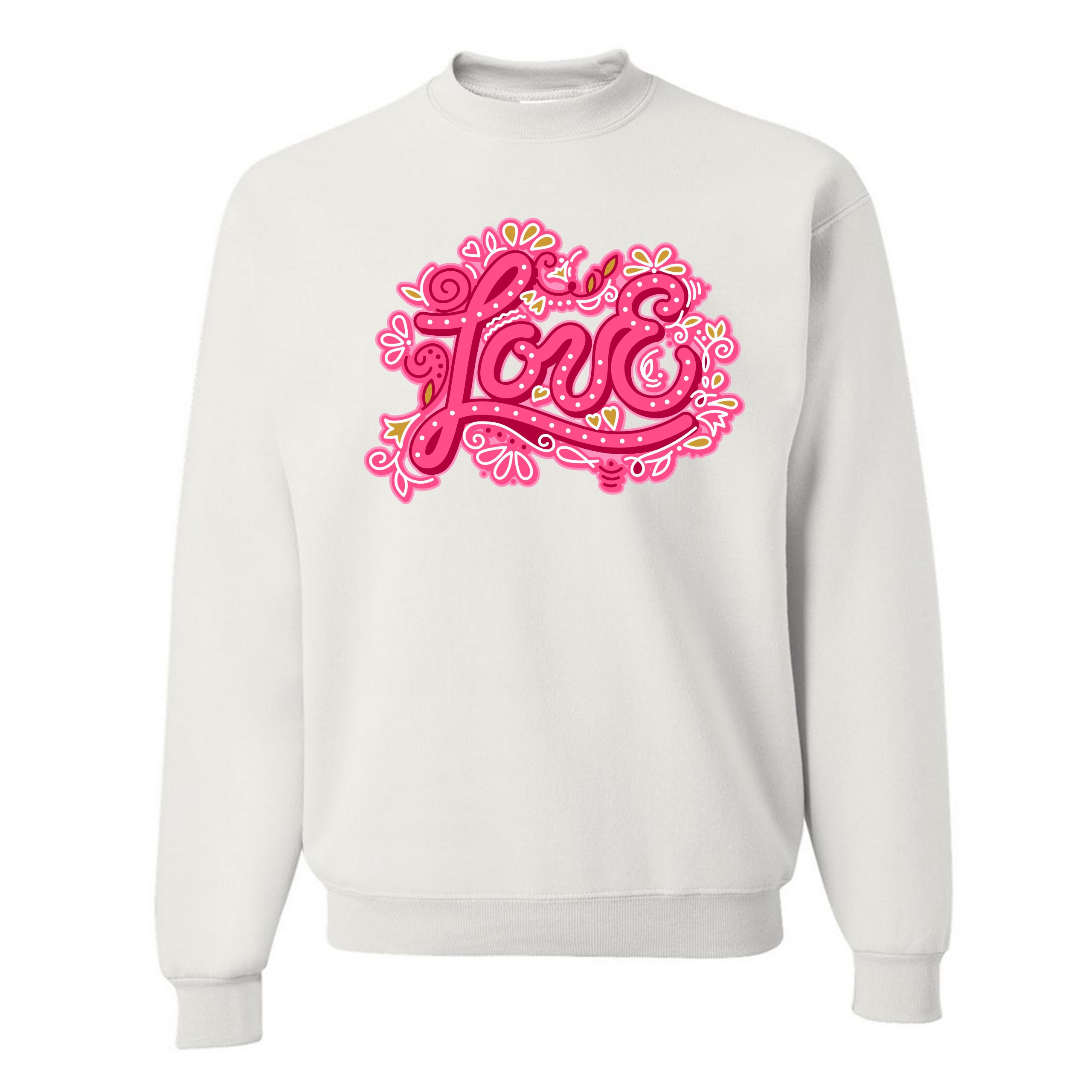 Love Sweatshirt Valentine's Day Sweet Relationships Romance Cute Crewneck - Picture 18 of 36
