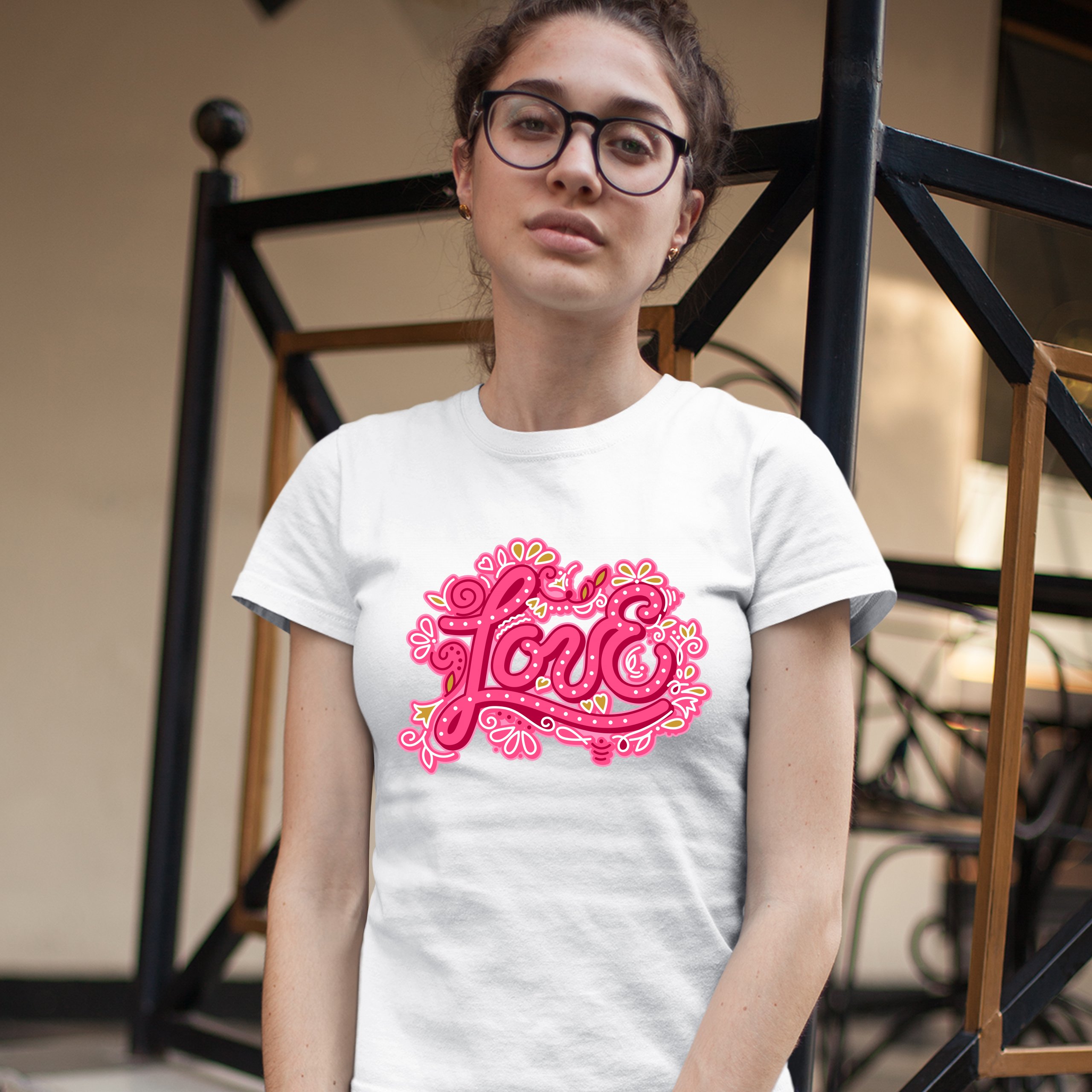 Love T-Shirt Valentine's Day Sweet Relationships Romance Cute Women's Tee - Picture 17 of 21